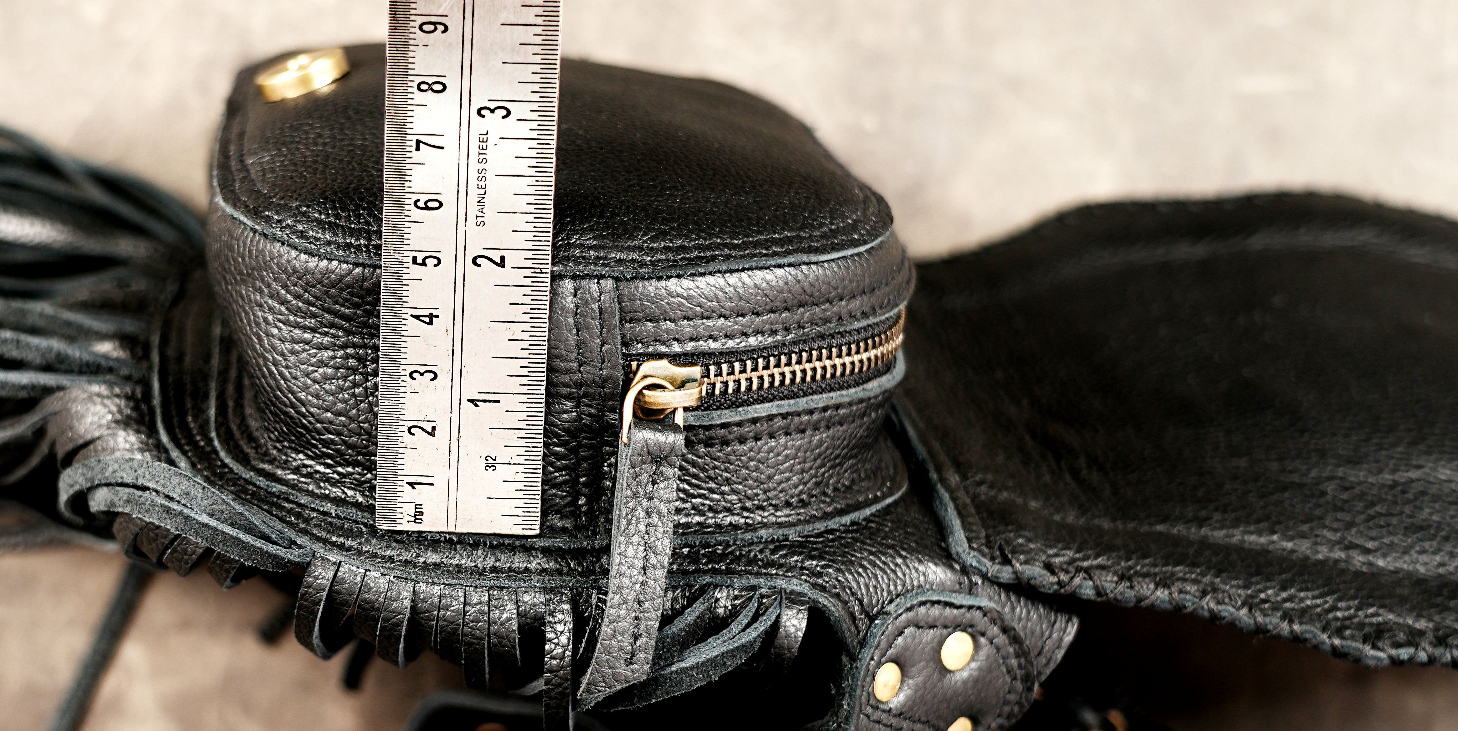 Bohemian festival belt made from genuine leather