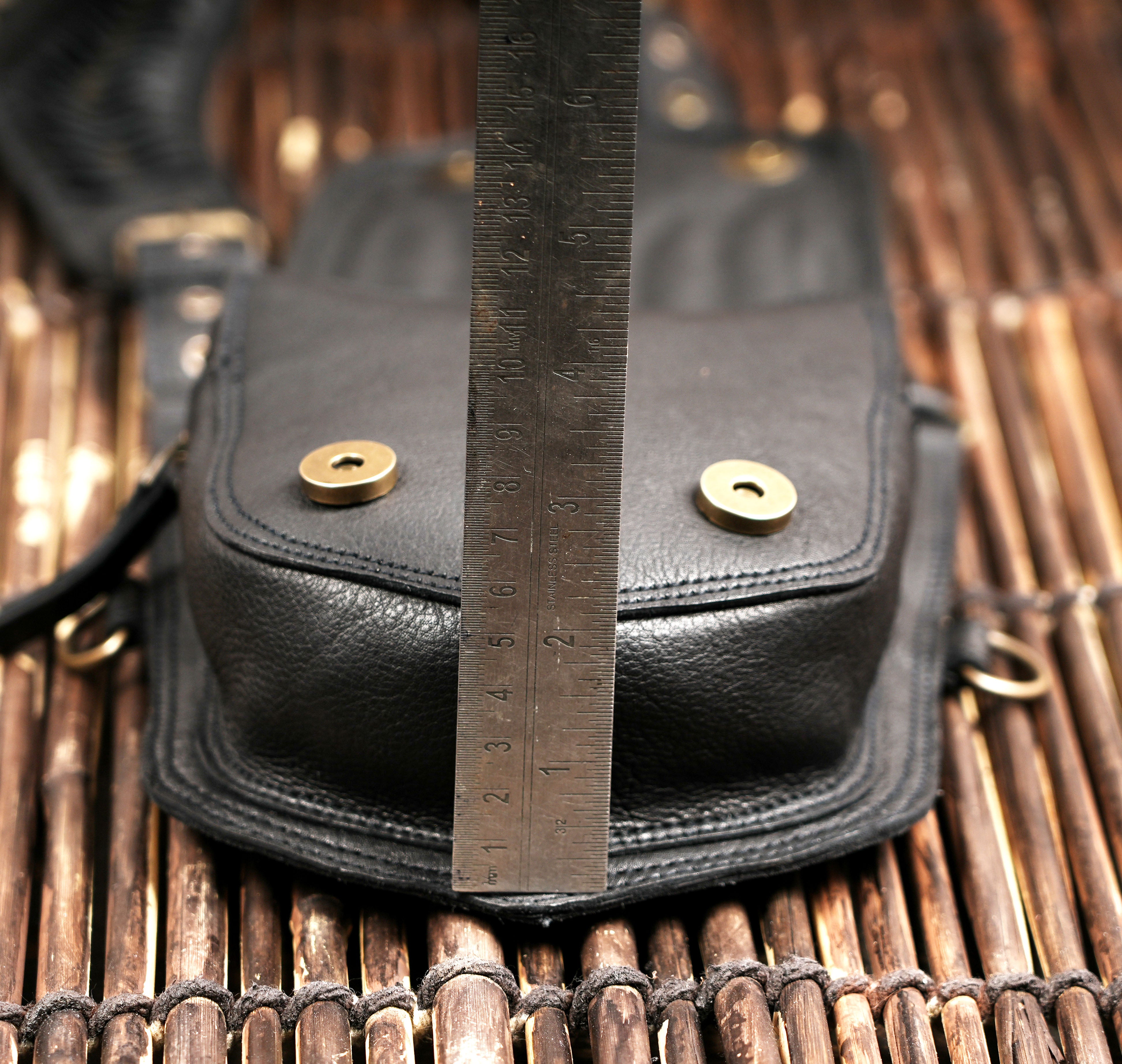 Handmade Black Leather Shoulder Holster Harness with Dual Utility Pouches | Adjustable Chest Rig | Gothic Steampunk Leather Holster (LT/AB/HLS/6053)