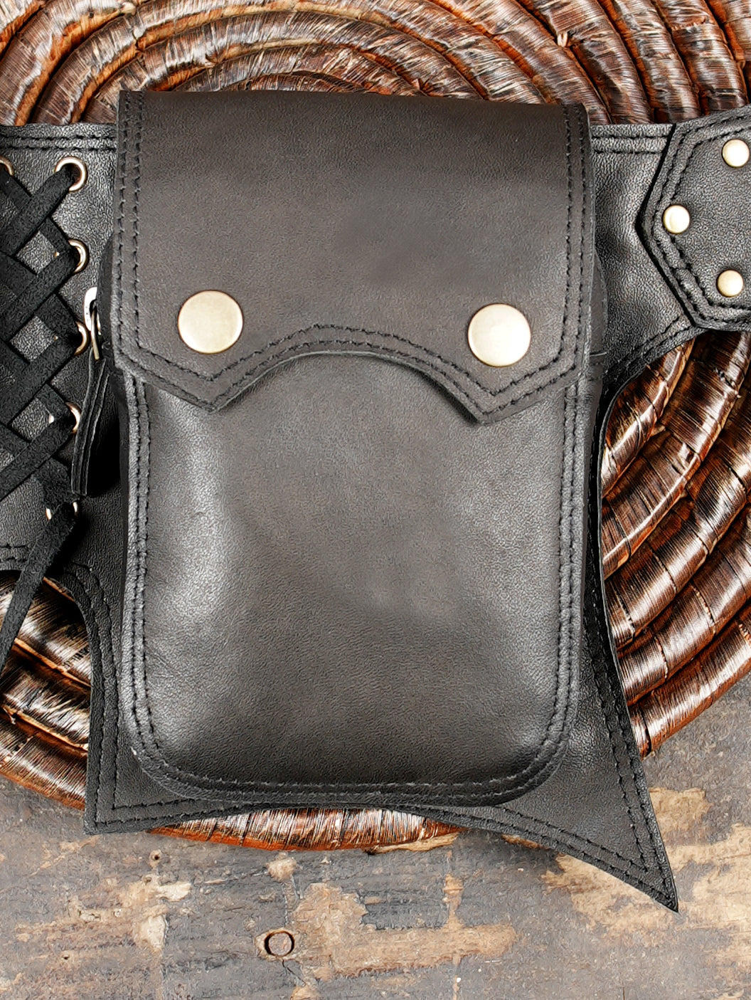 Handmade leather belt bag (LT-AB-WB-6008)