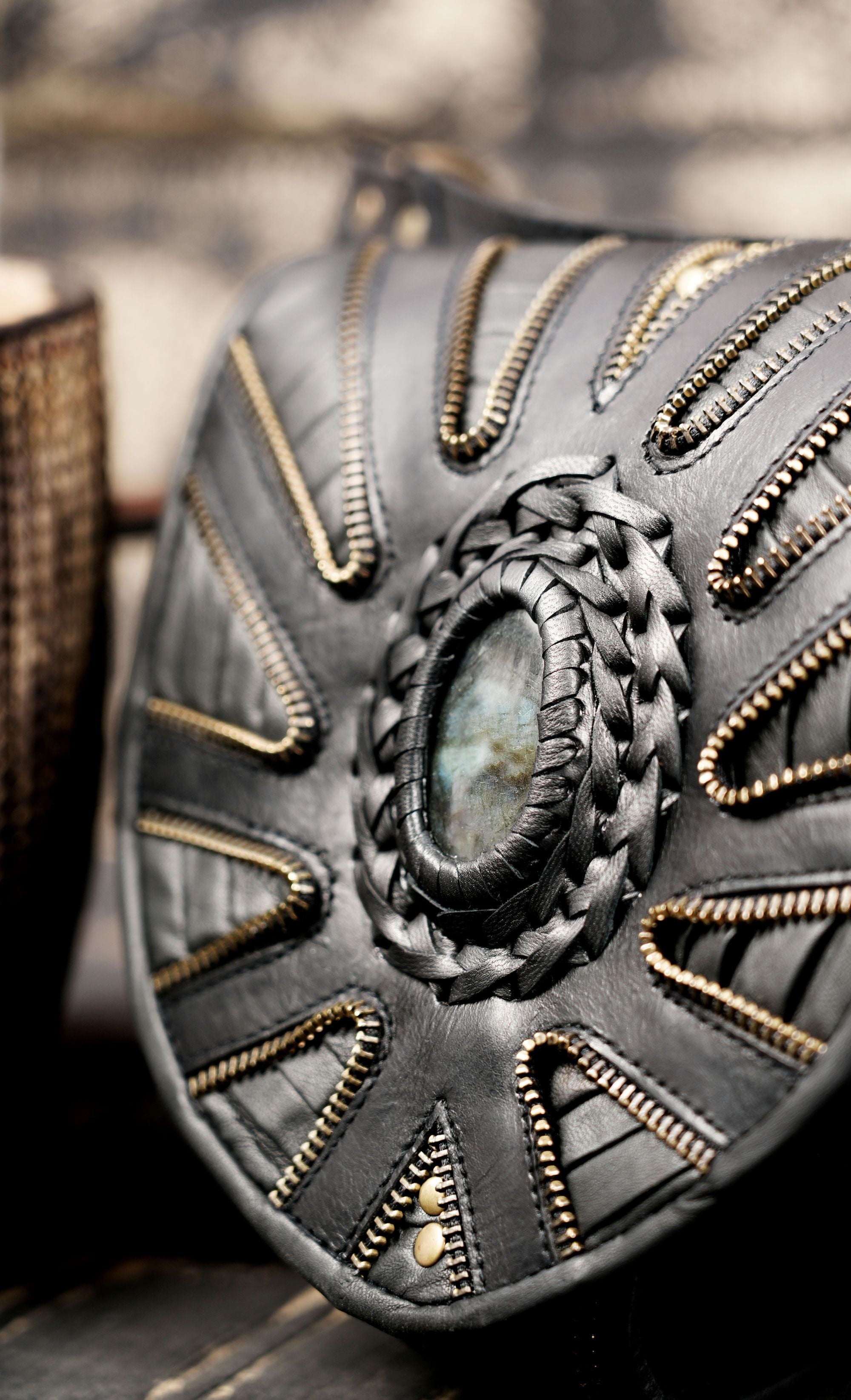 Adjustable leather utility waist belt