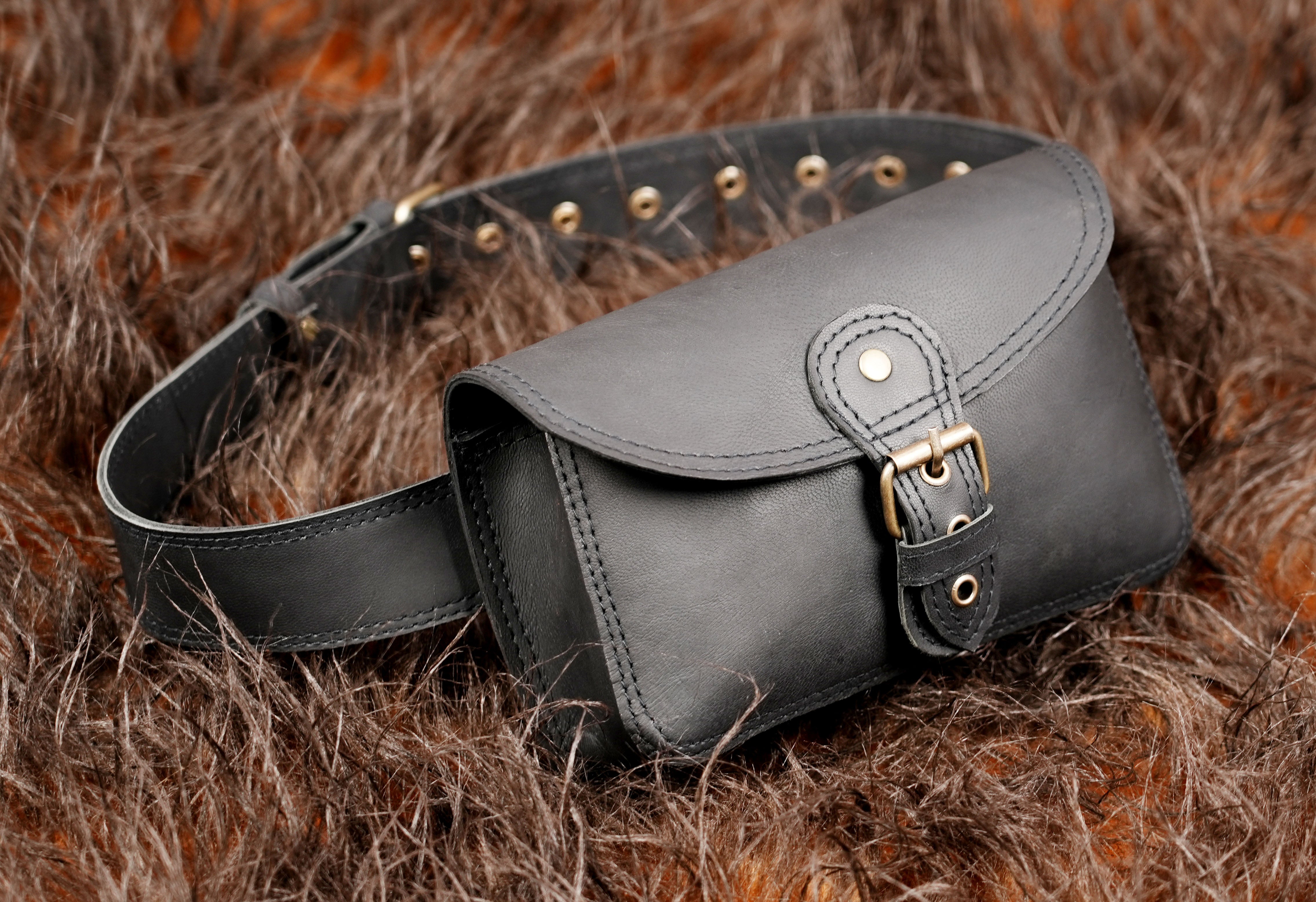 Handmade Leather Hip Bag