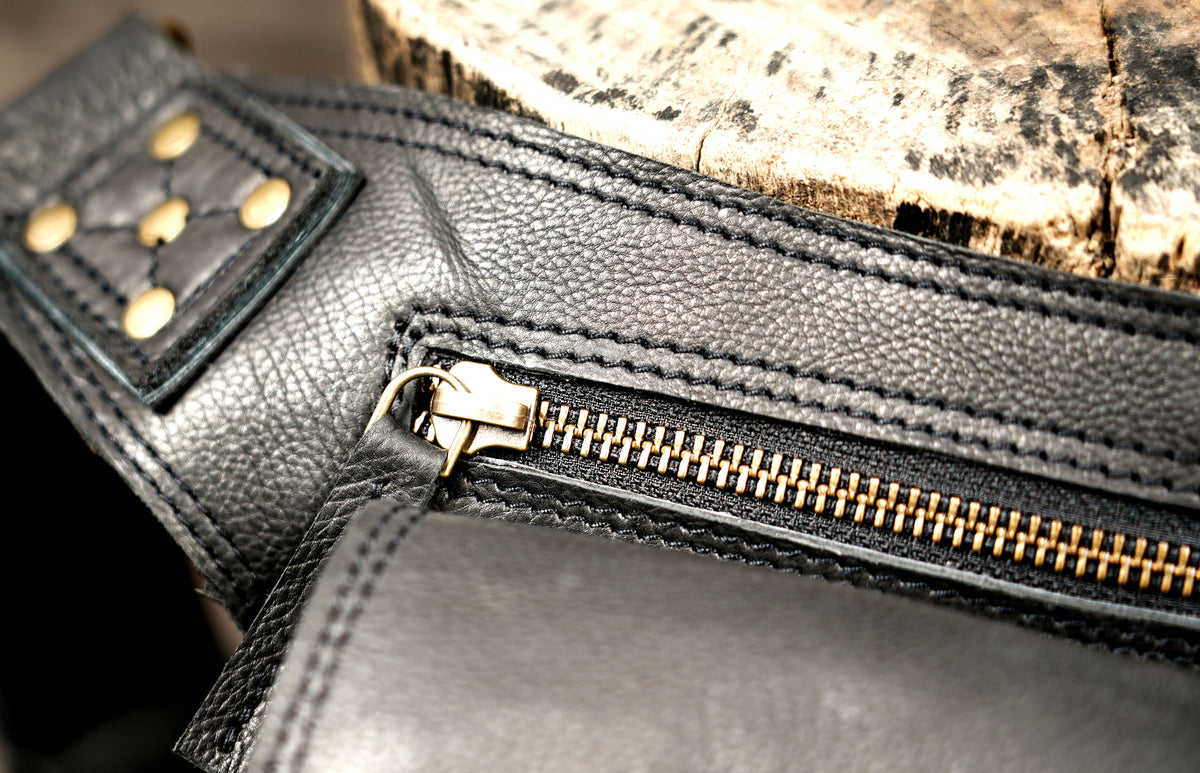 Handmade western utility waist bag for travel