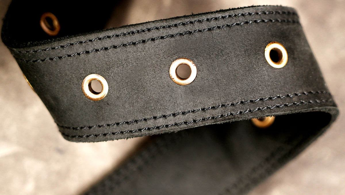 Western inspired leather hip belt for women