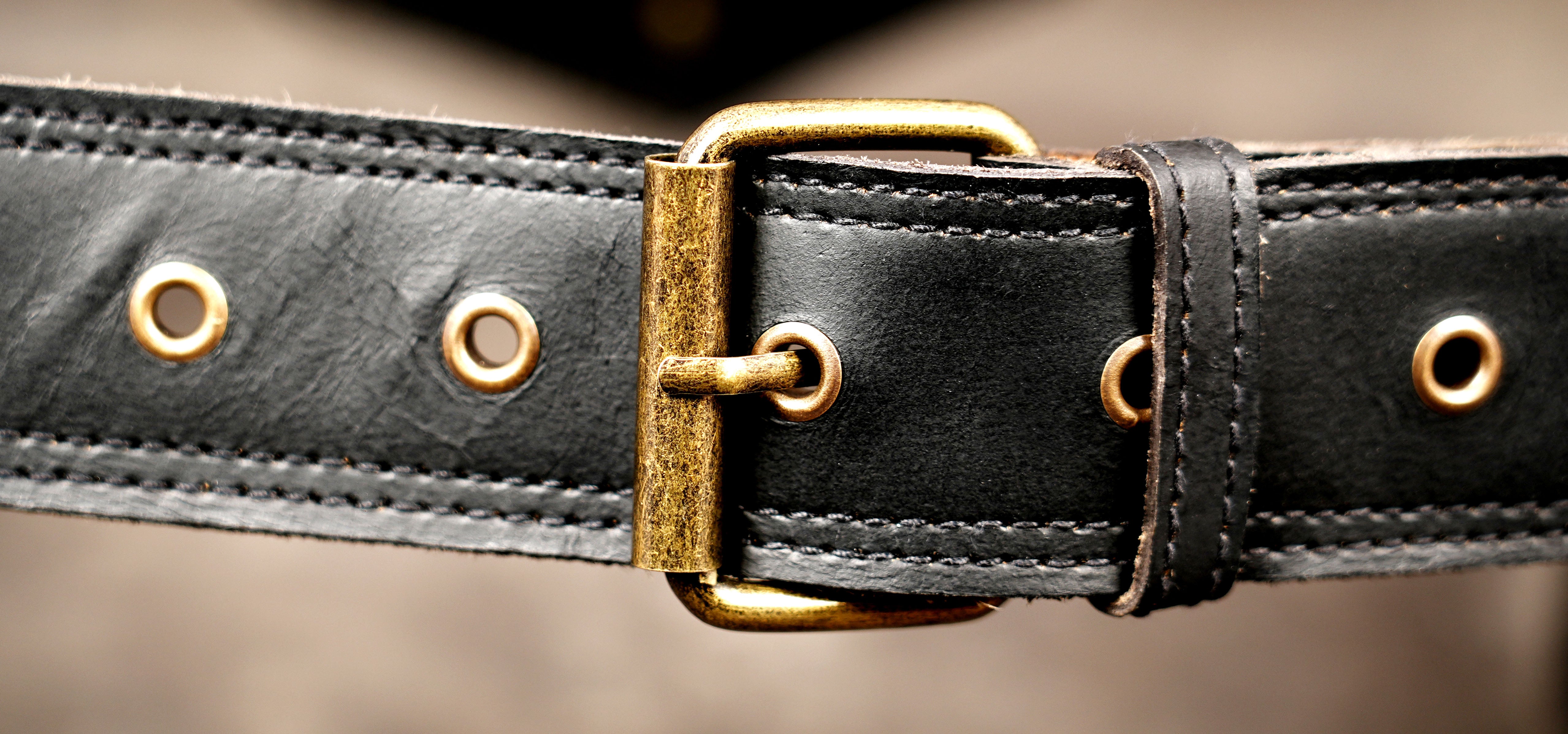 Tribal leather waist pouch belt