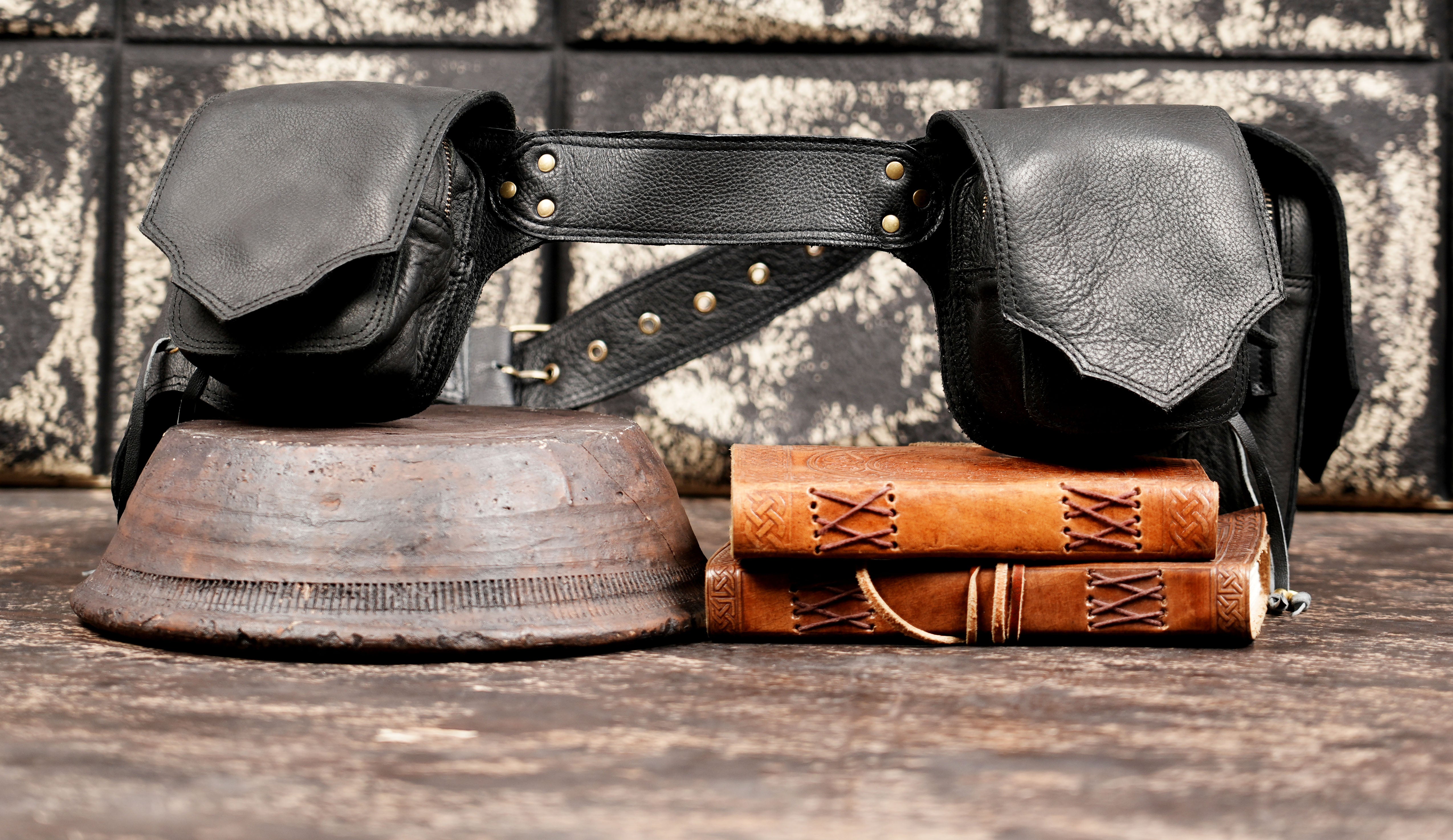 Festival leather waist belt accessory