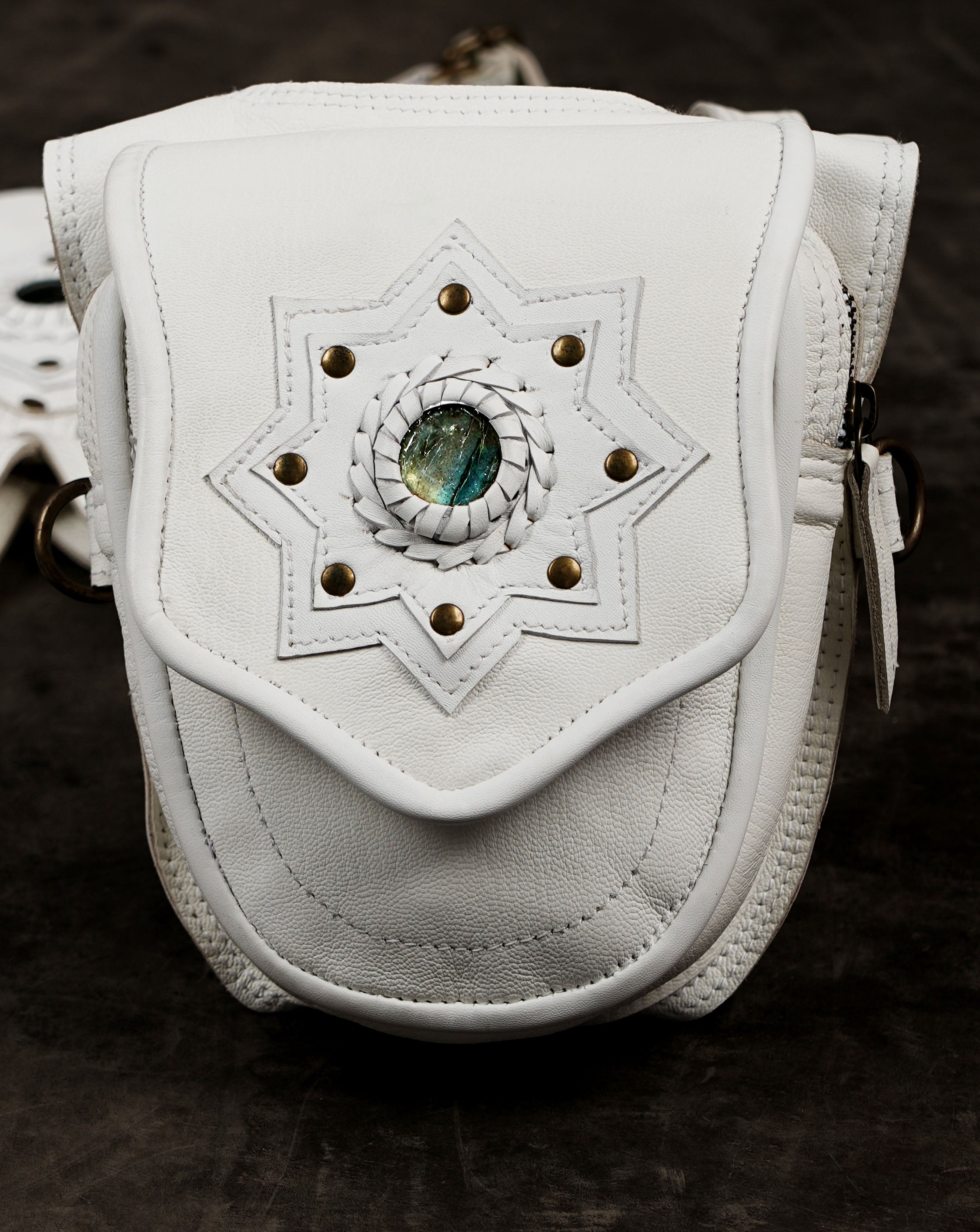 Bridal costume holster, symmetrical front display view