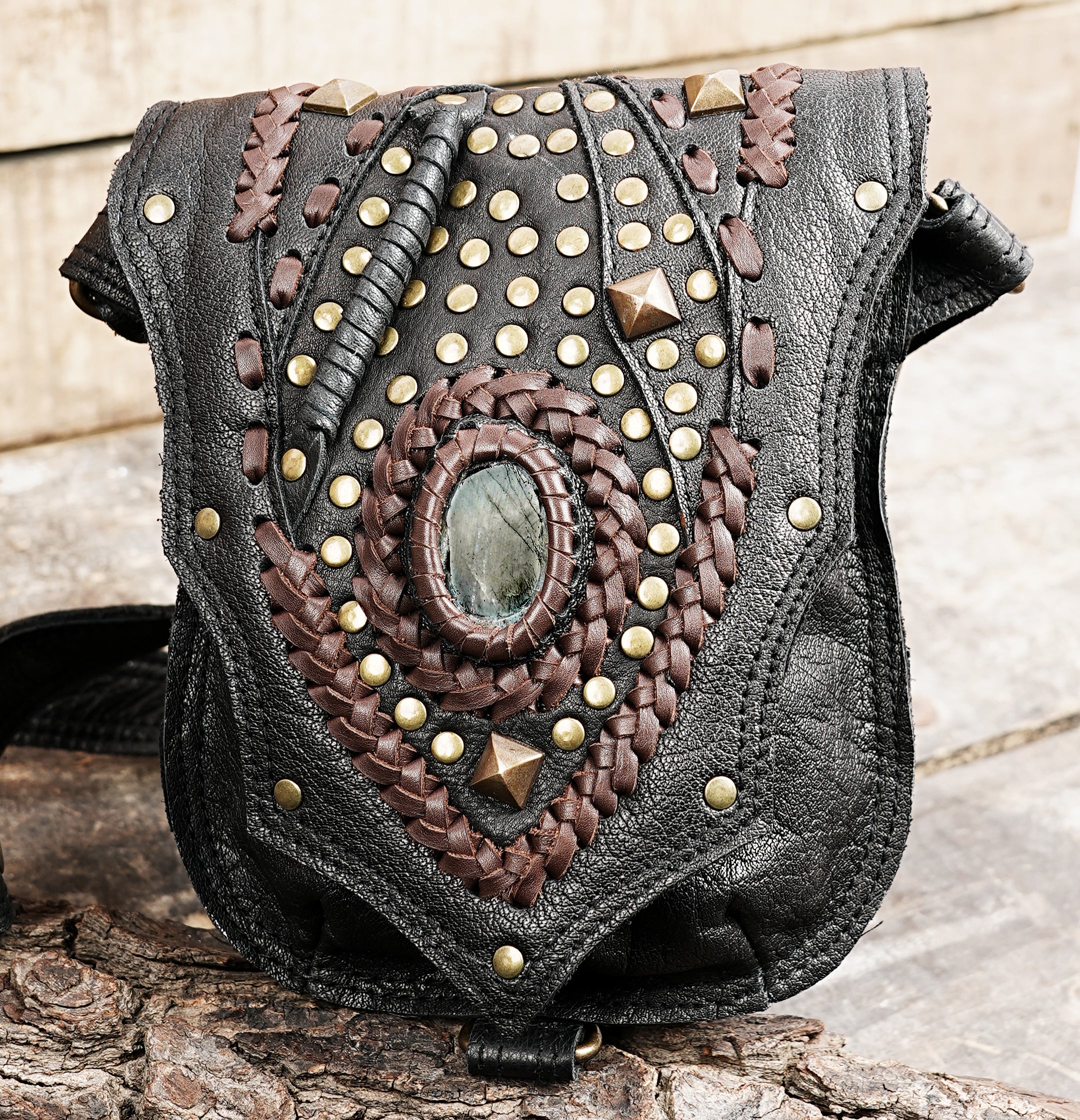 Handmade Burning Man Leather Holster (LT-AB-HLS-6056)