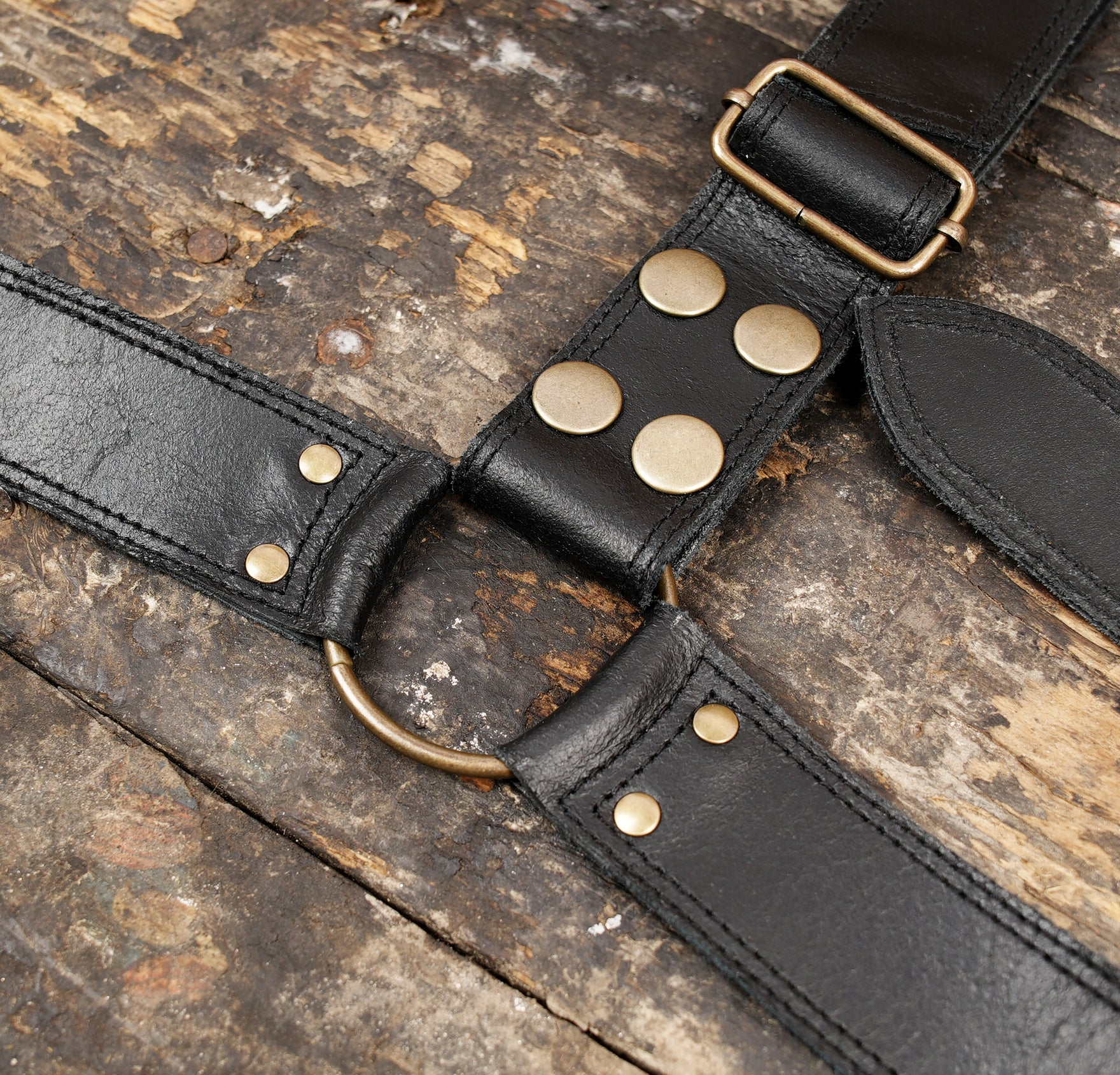 Steampunk Leather Utility Holster Bag | Dual Pocket Harness Belt | Adjustable Crossbody Festival & Travel Pouch for Men & Women