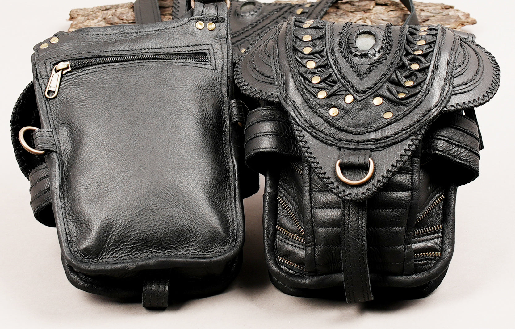 Genuine leather holster bag || holster bag || travel bag || shoulder bag || Adjustable straps || Utility Holster || Burning Man holster ||