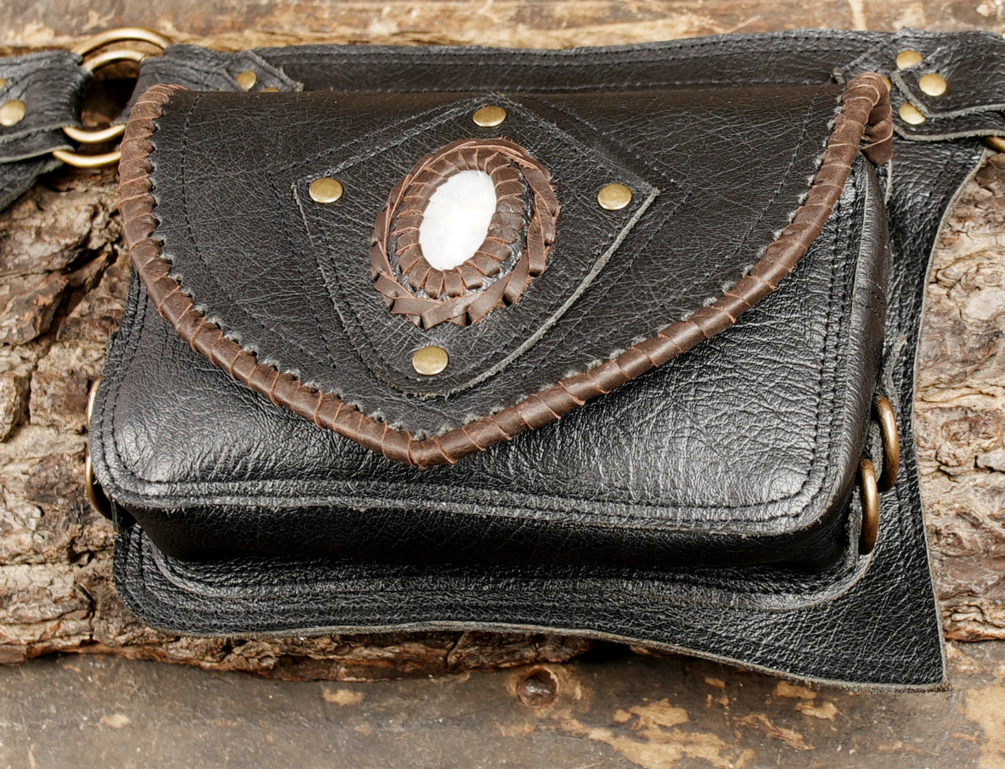 Double pouch waist belt (LT-AB-WB-6083)