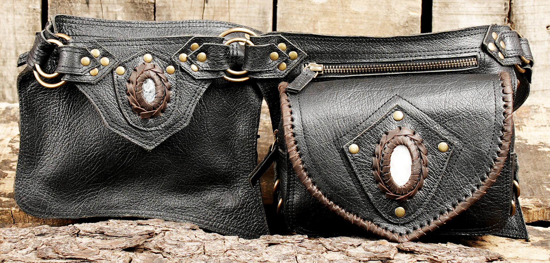 Double pouch waist belt (LT-AB-WB-6083)
