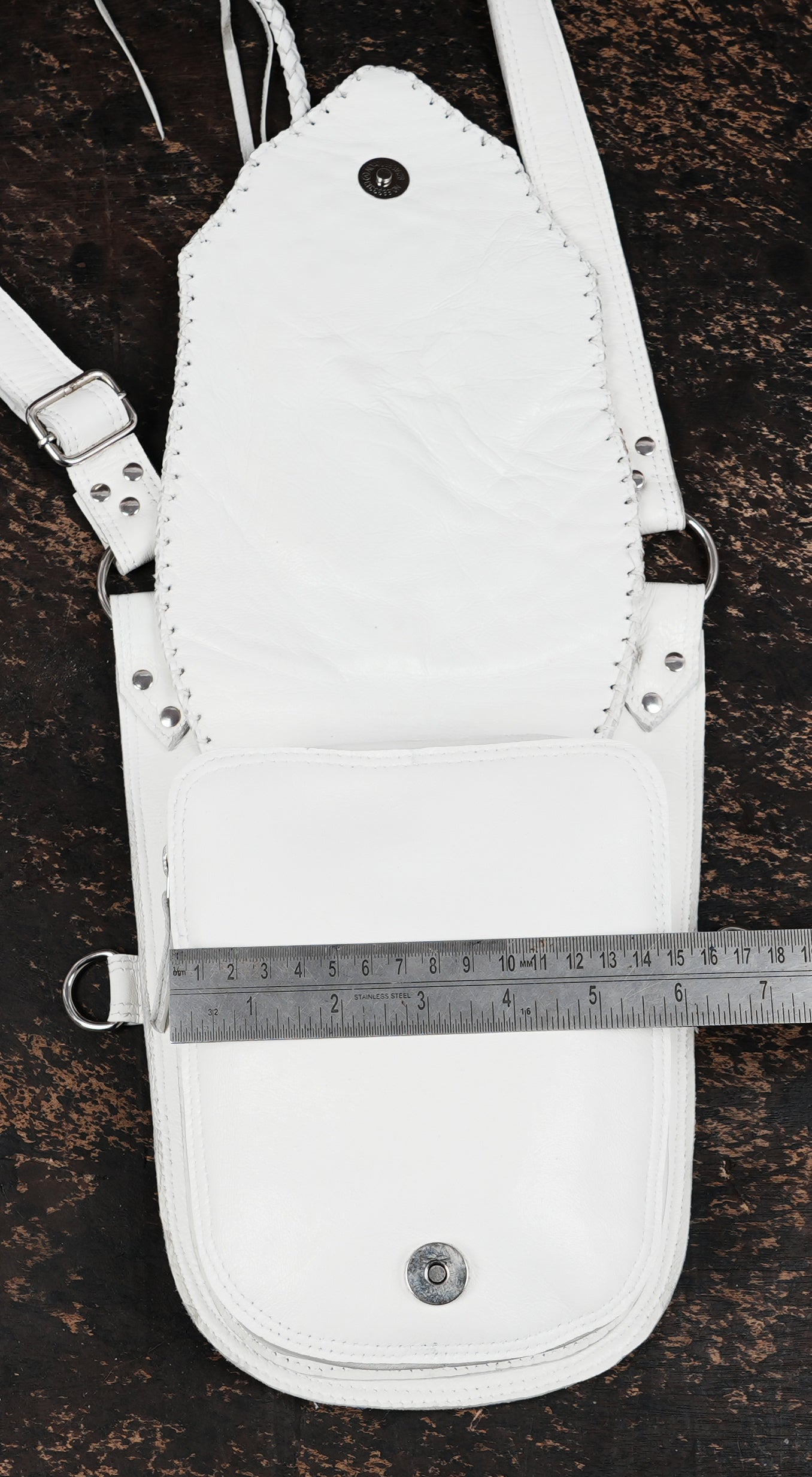 leather harness bag unisex