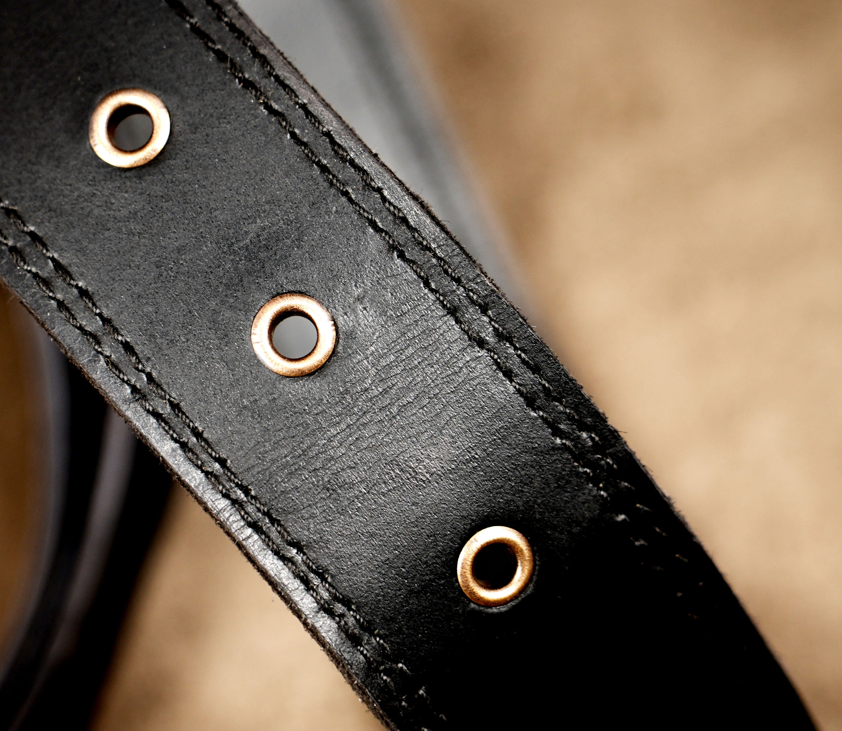 Festival leather belt bag with cowrie shells and metal studs