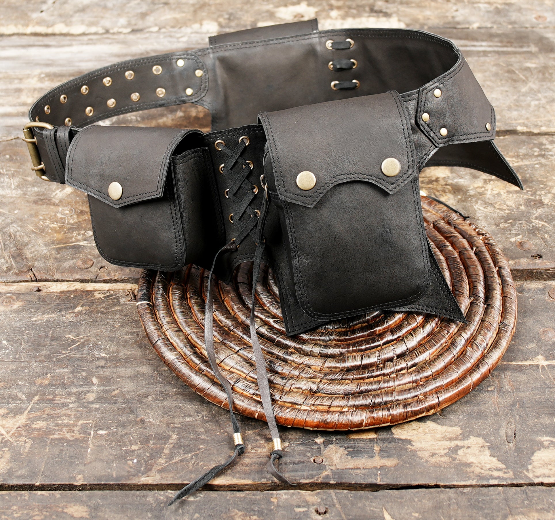 Handmade leather belt bag (LT-AB-WB-6008)