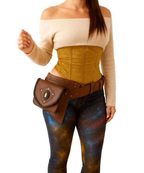 LEATHER WAIST BELT