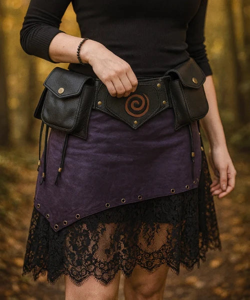 LEATHER HANDMADE SKIRTS