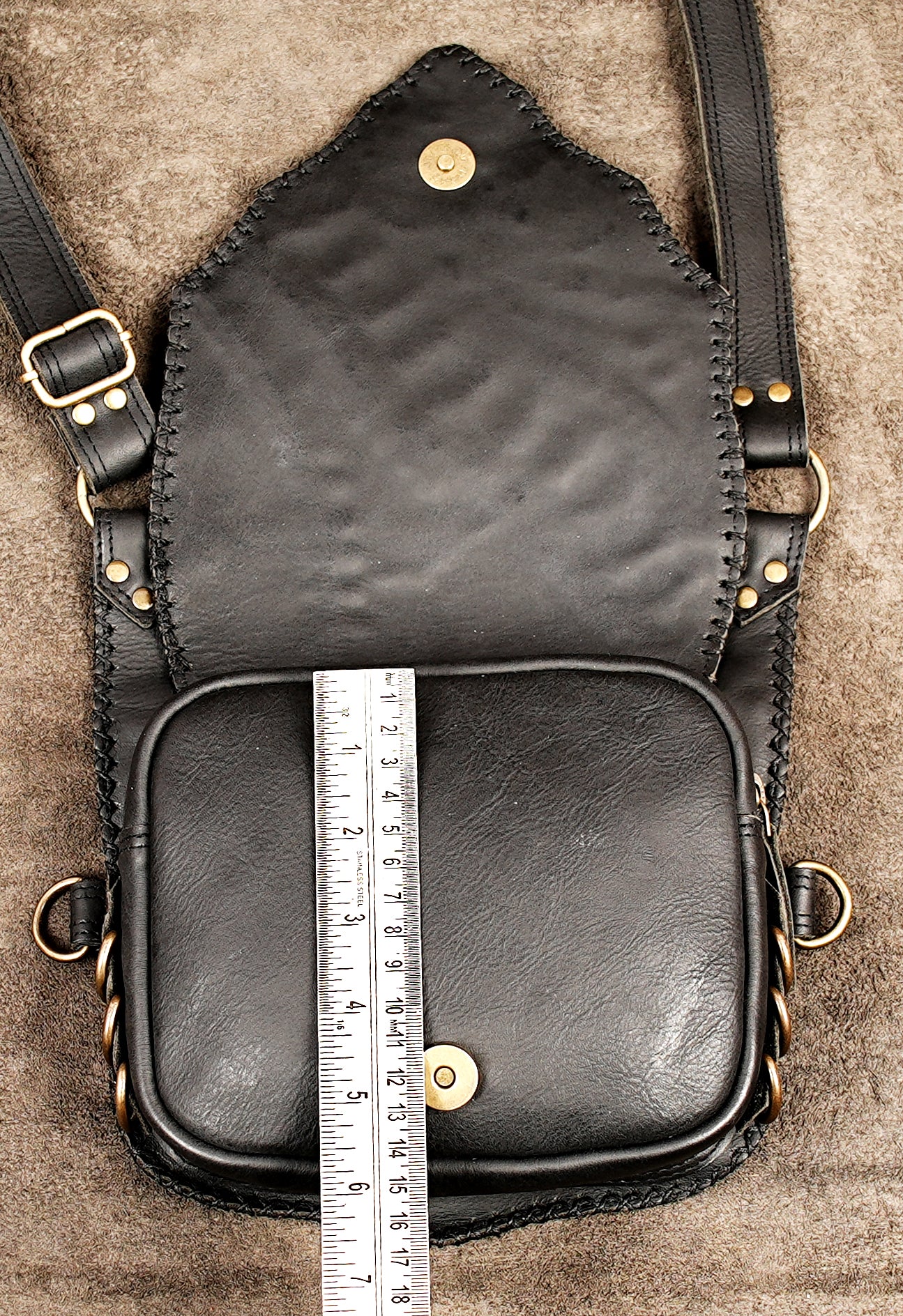 Witchy cottagecore leather harness