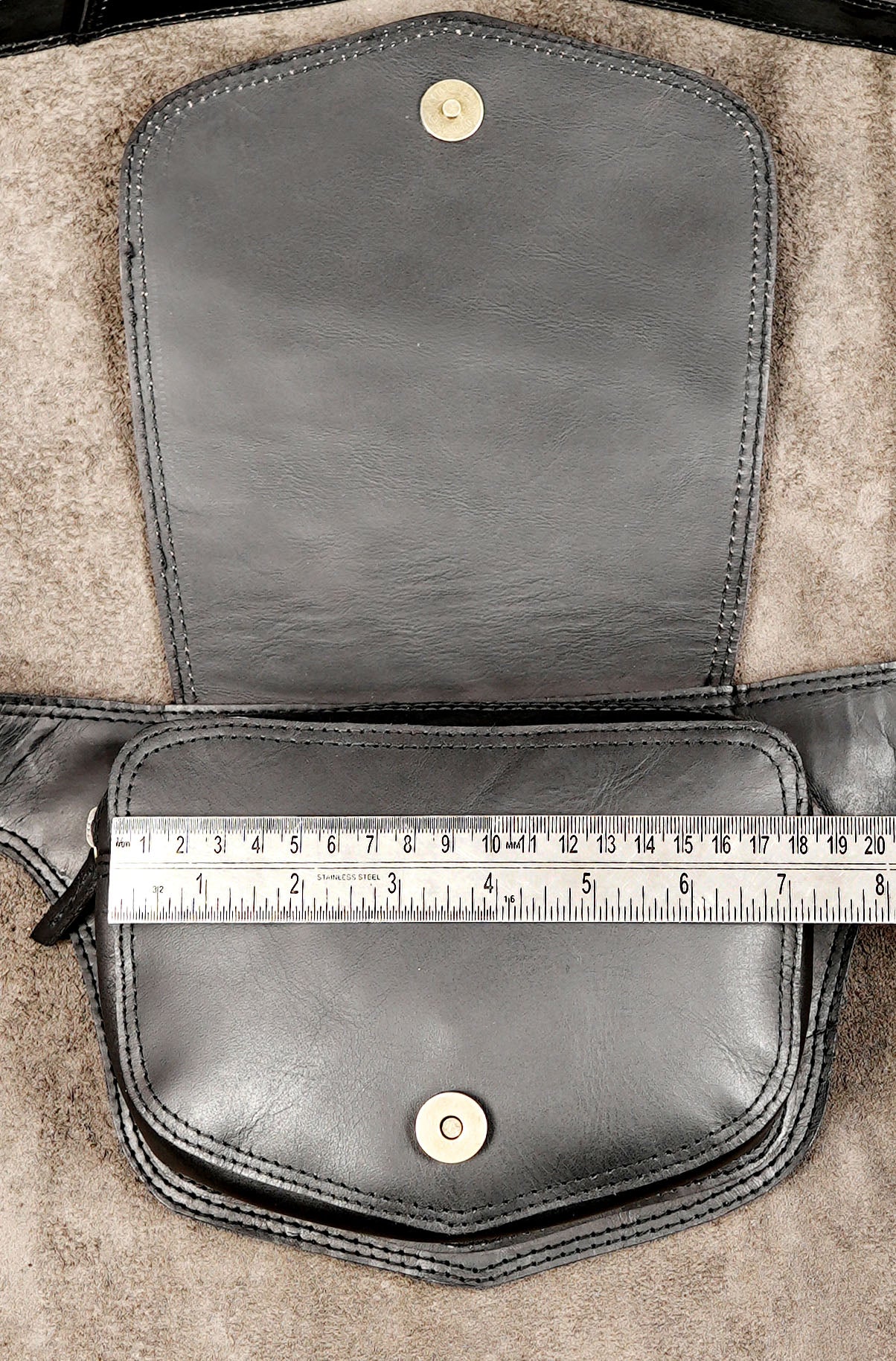 Rustic leather utility belt bag