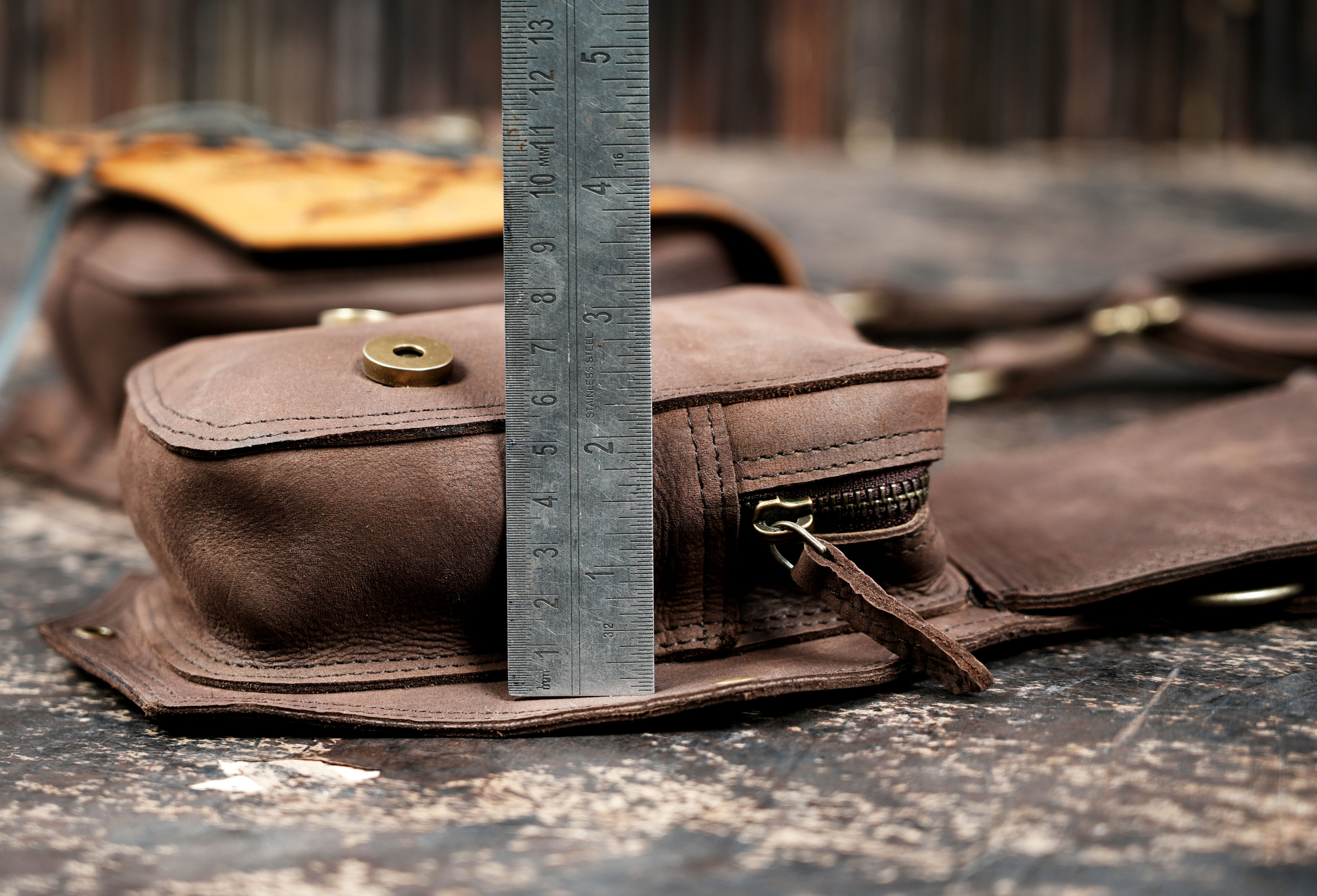 Handmade leather shoulder holster with dual pouches || Tribal leather chest rig with stud work || Travel leather utility shoulder rig (LT/AB/HLS/6060)