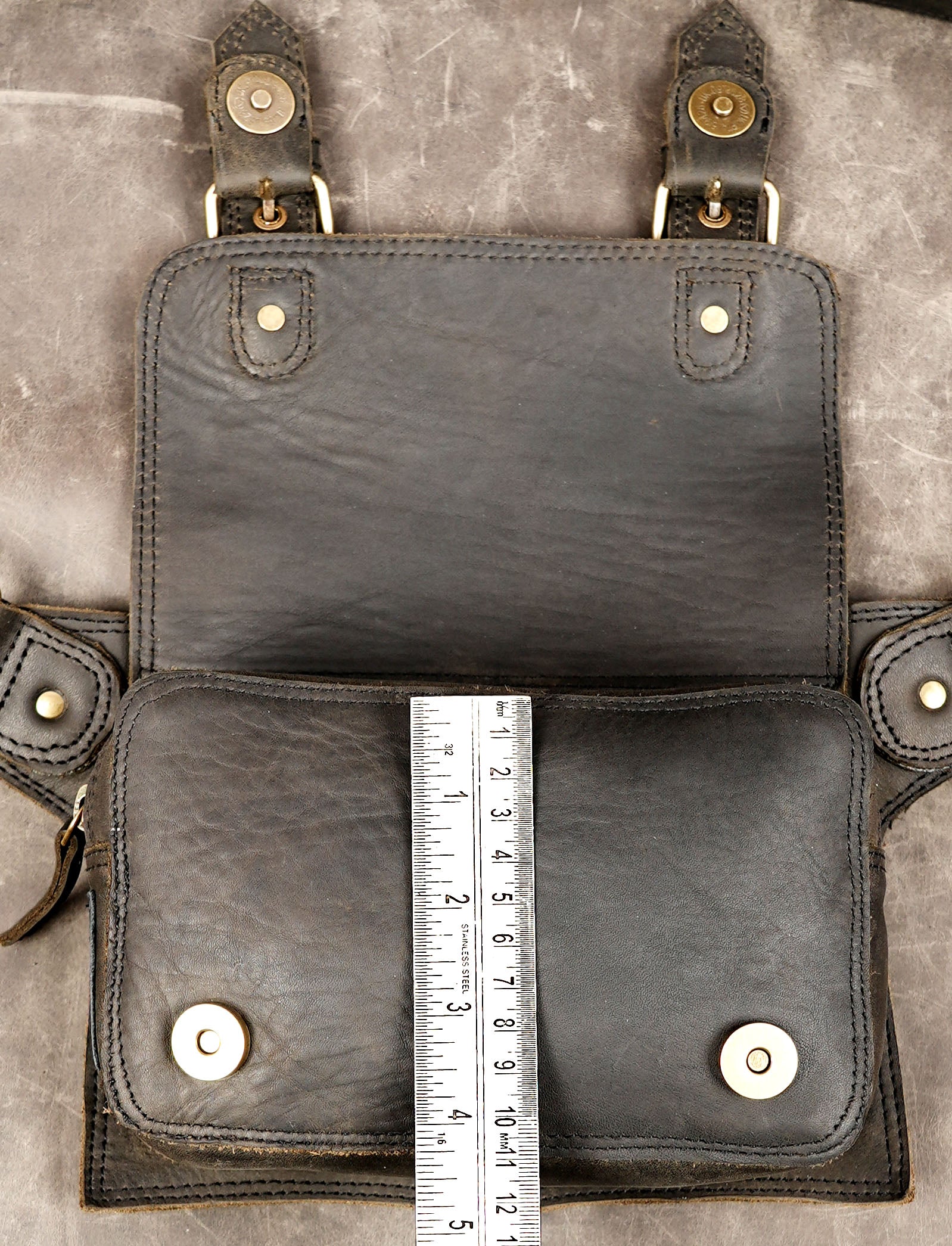 Artisan crafted leather waist accessory with adjustable fit