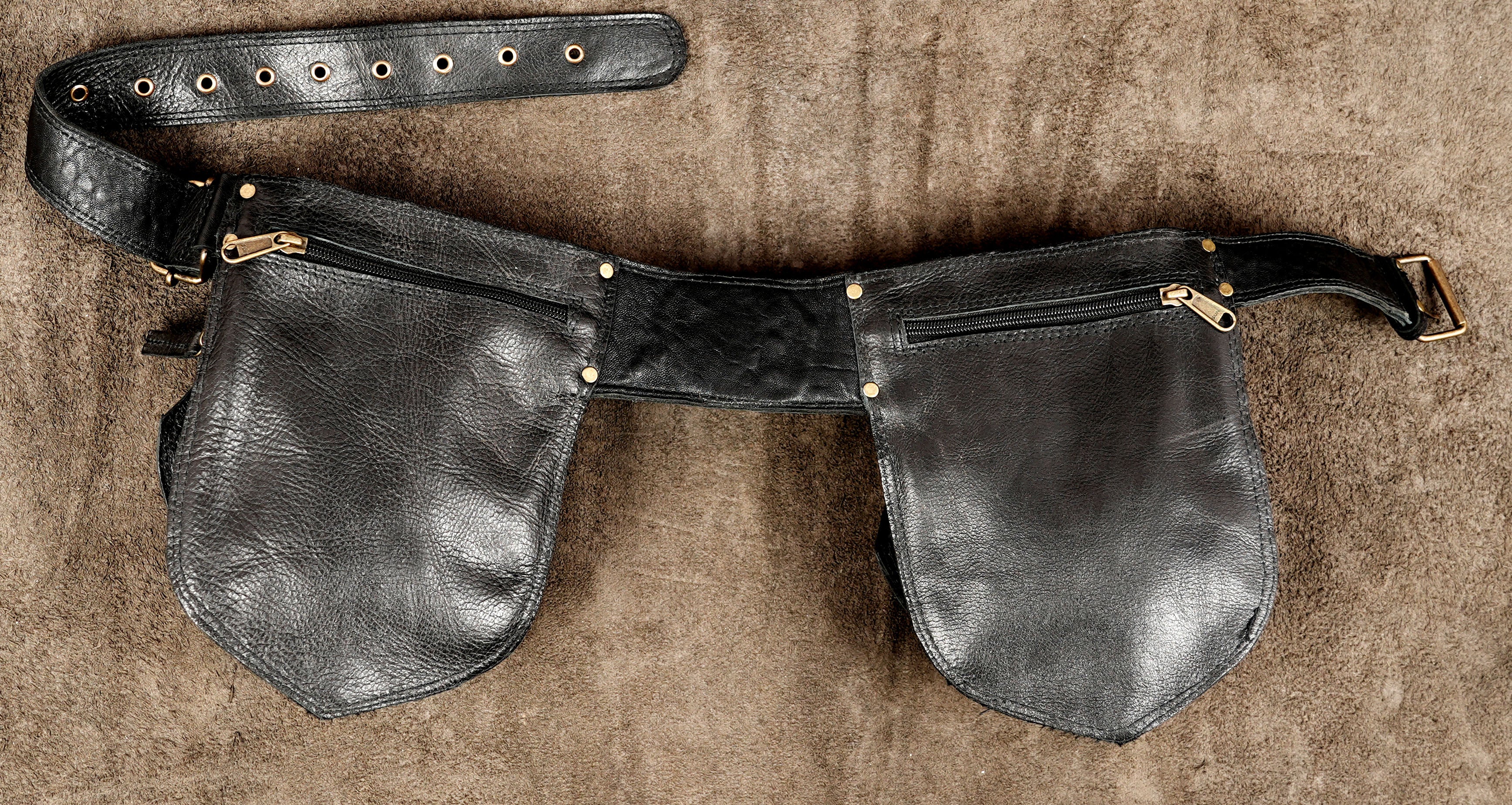 Handcrafted leather utility belt for men and women