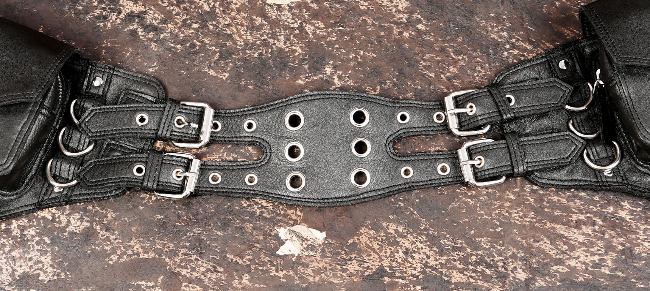 genuine leather utility waist belt