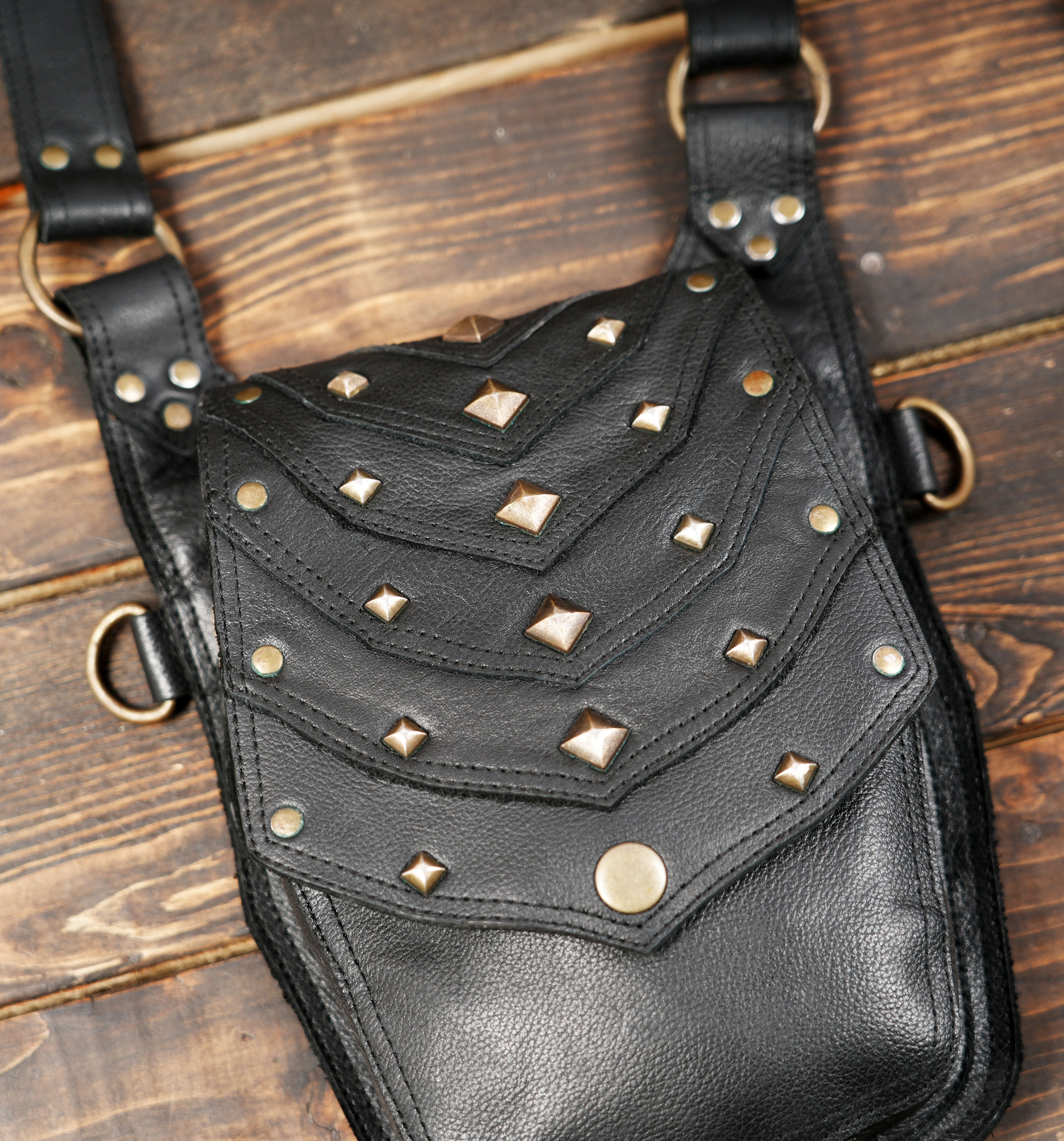 Black Leather Festival Holster