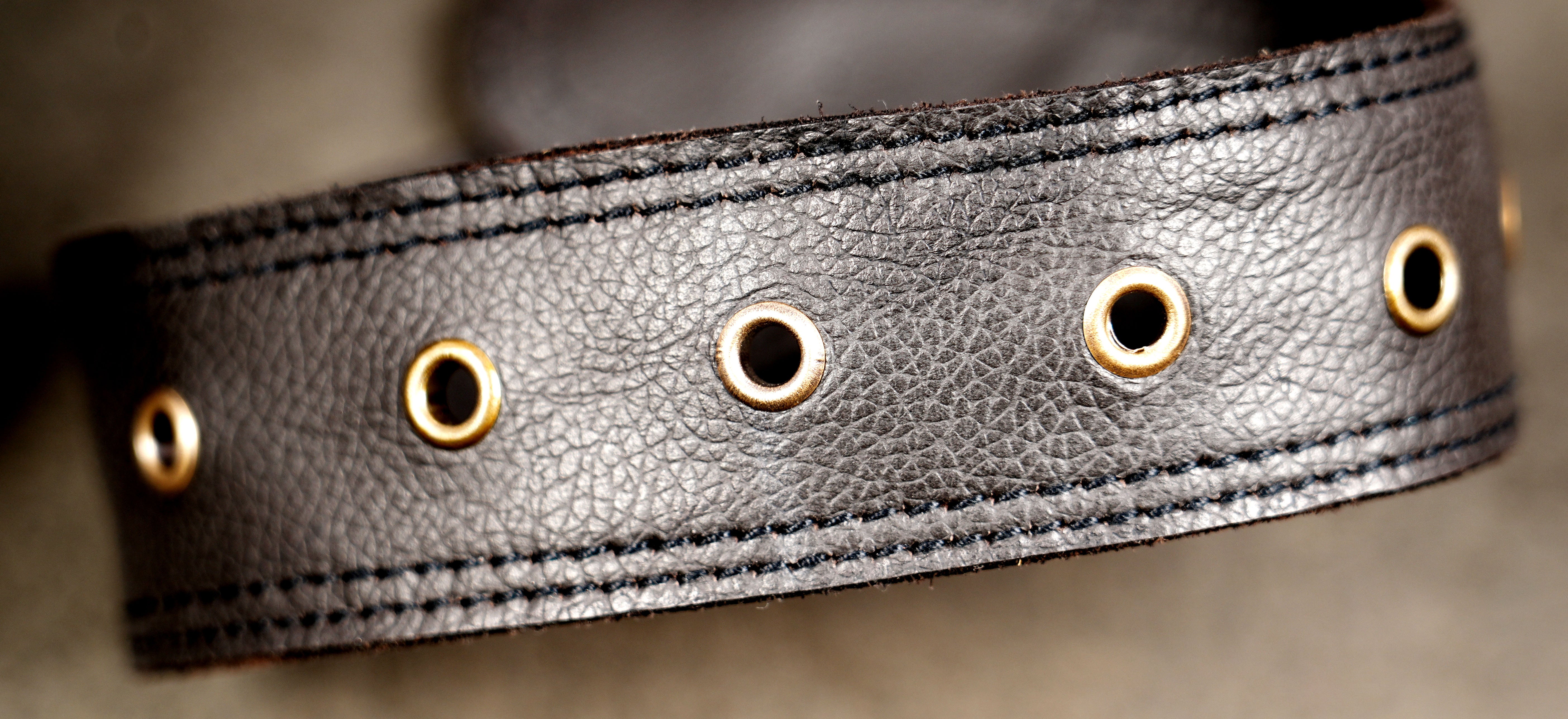 Handmade Leather Fanny Pack with Multiple Front Pockets
