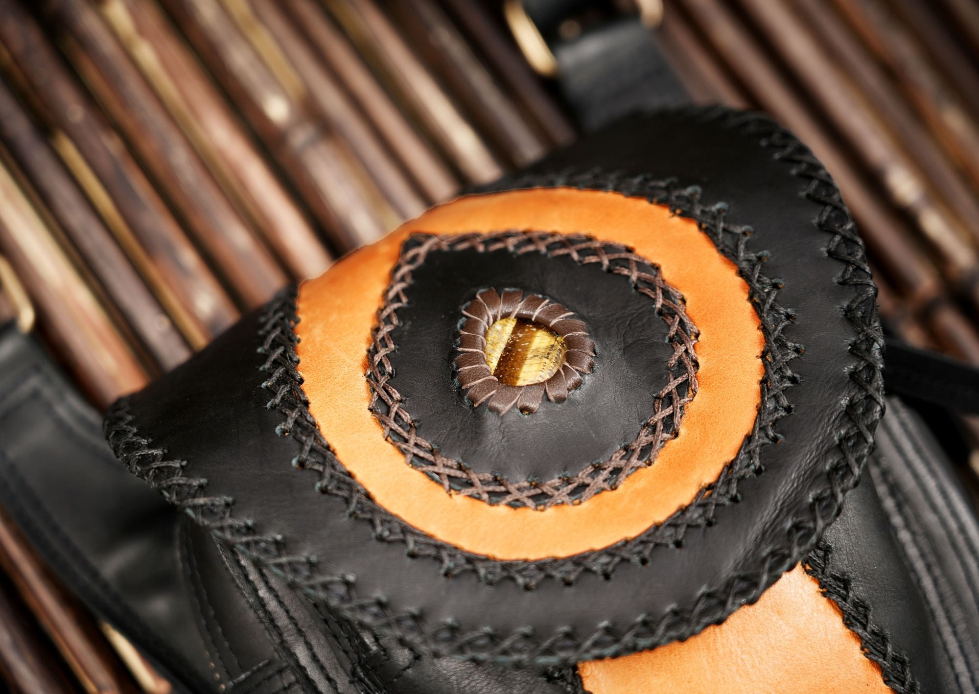 Leather utility holster with secure zipper compartments