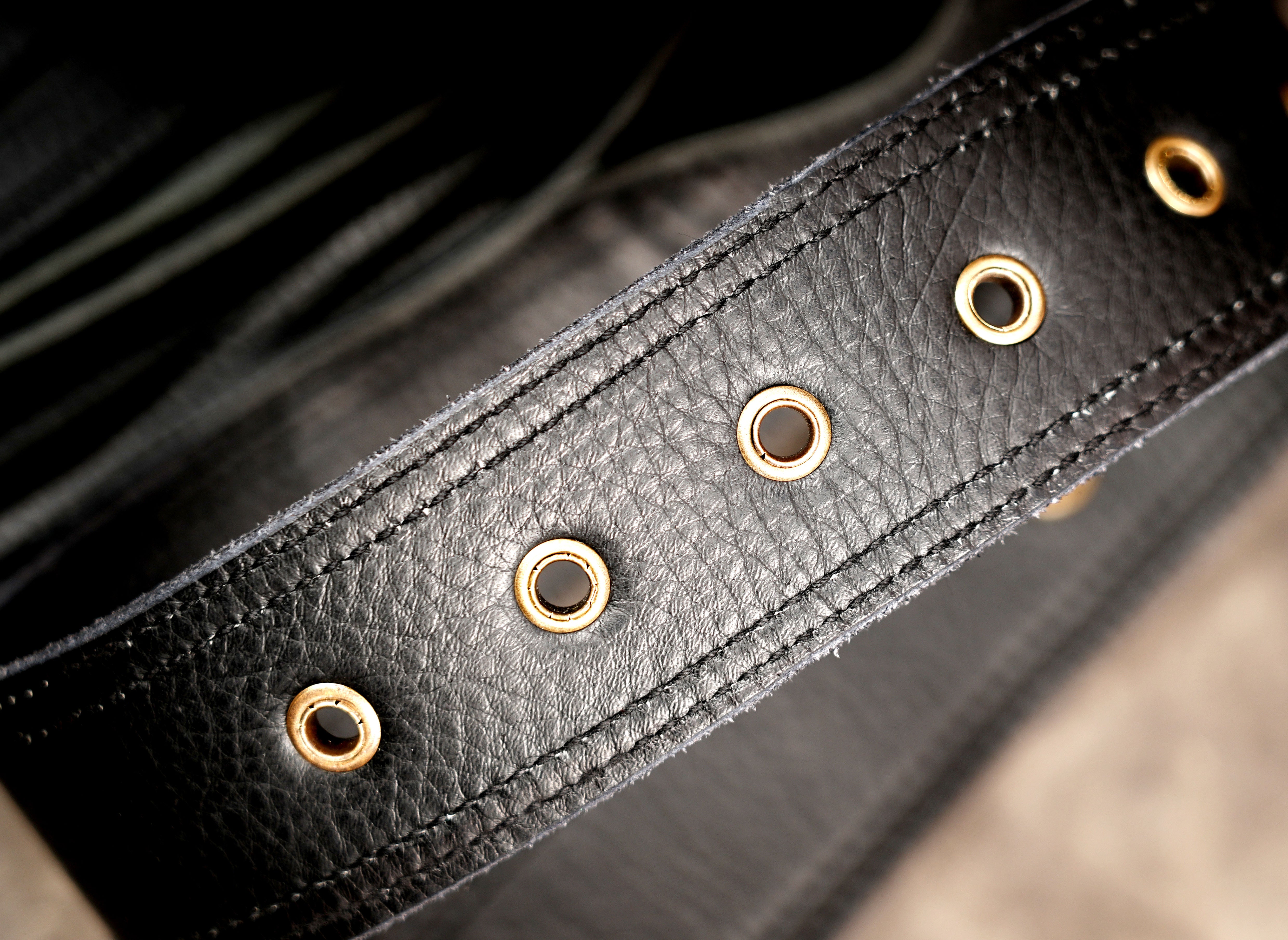 Handmade festival belt with leather fringe and stone