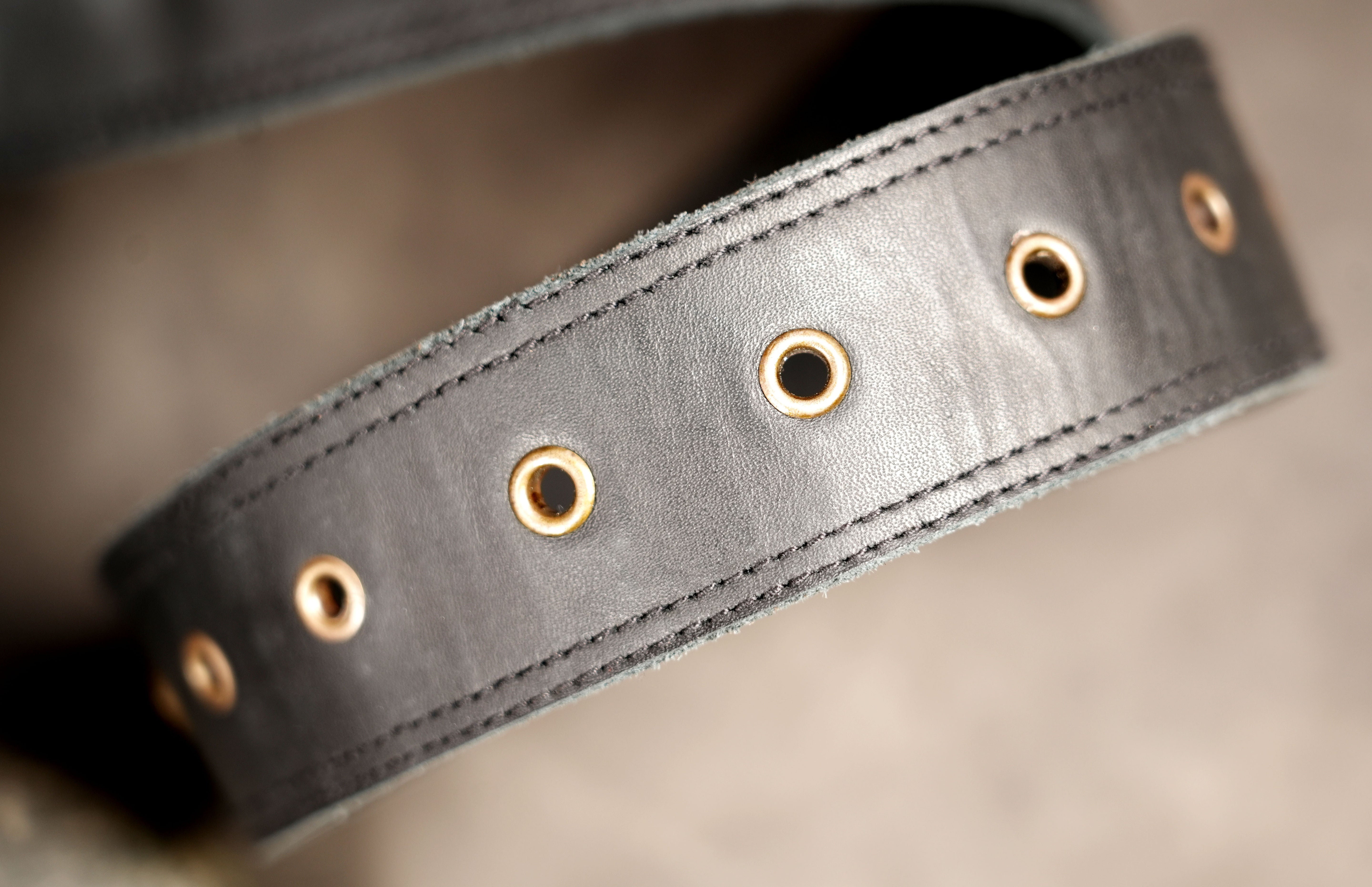 Labradorite leather waist bag for festivals and travel