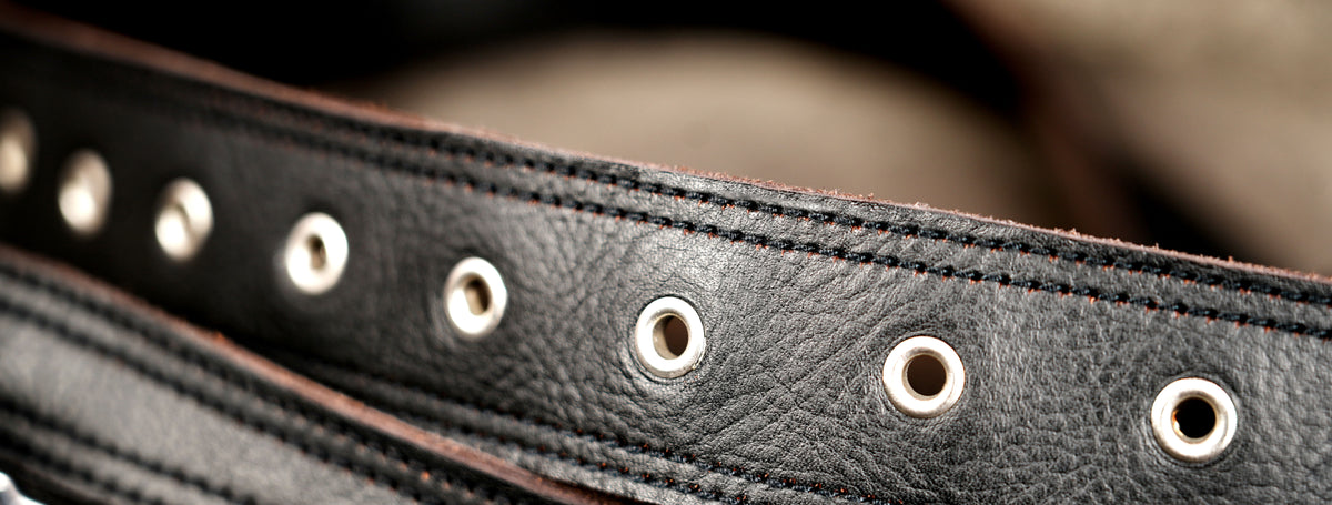 Adjustable leather hip pouch for men and women