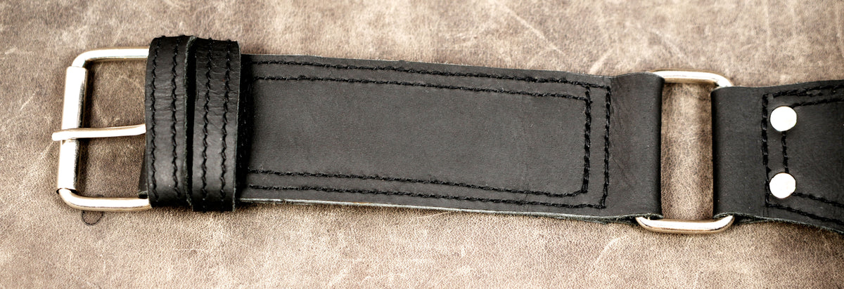Convertible leather waist belt with detachable mini pouch