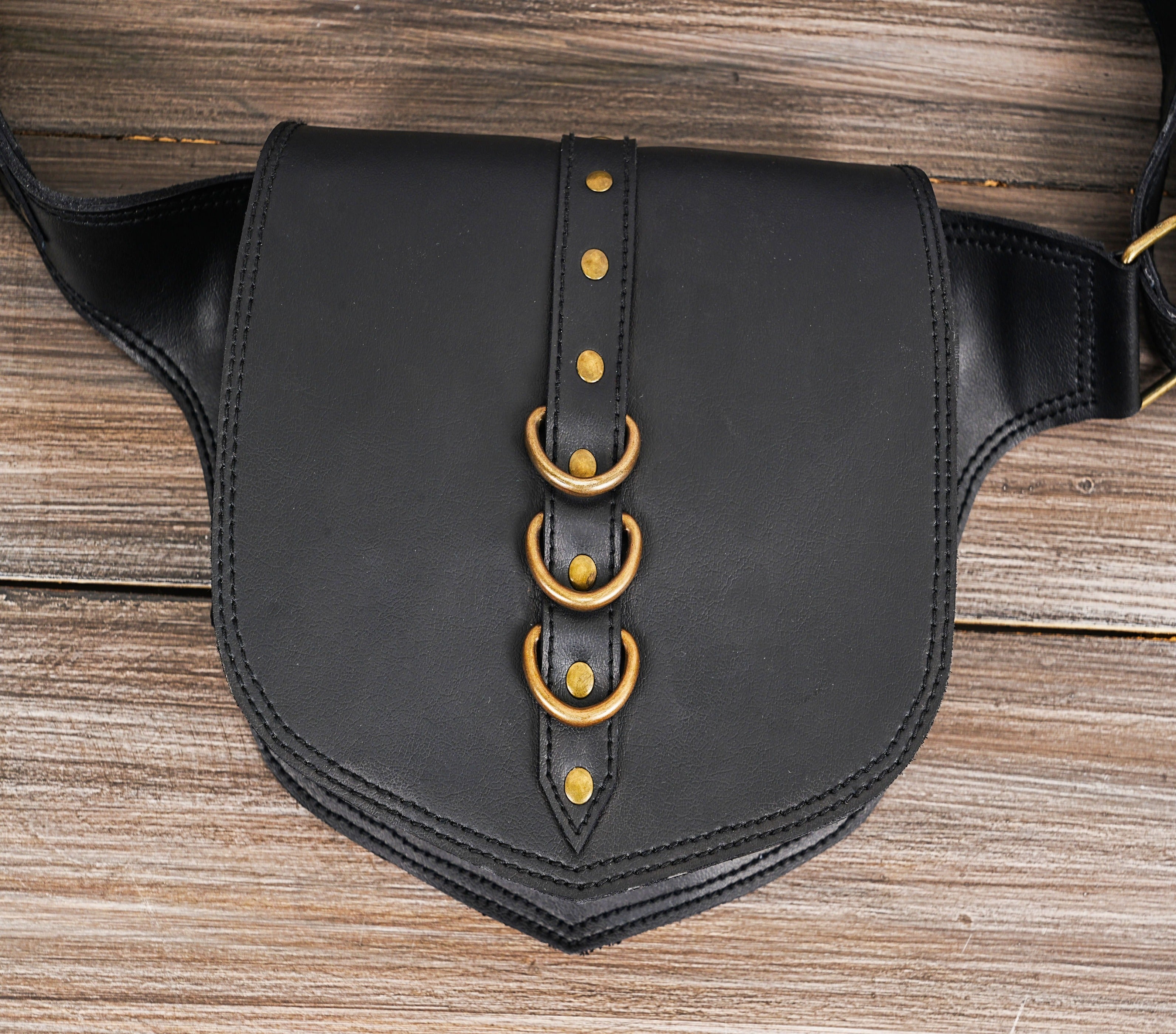 Handmade Leather Hip Bag | Festival Hip Bag| Waist Bag| Utility Belt