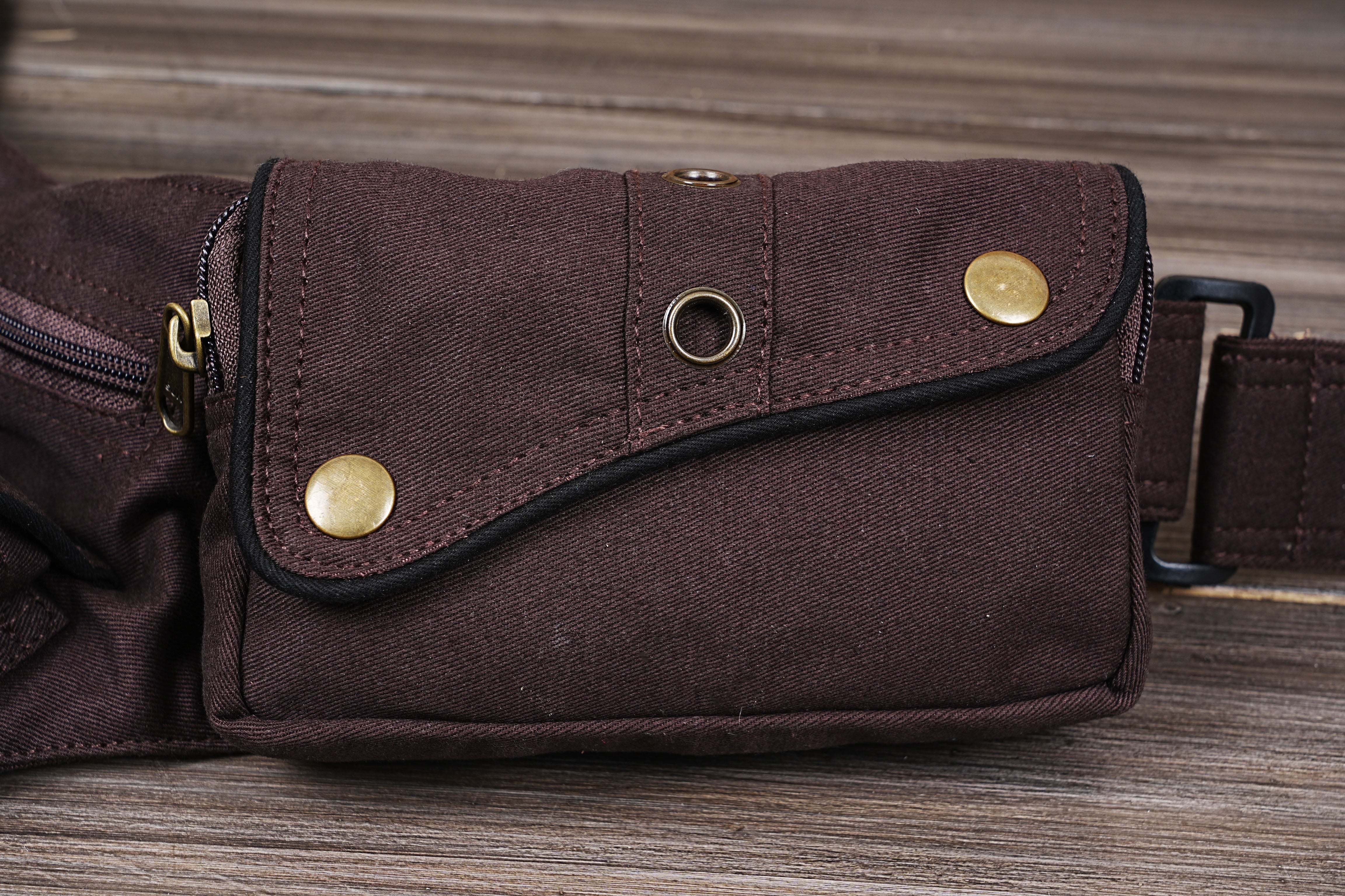 COTTON HIP BELT BAG || FOR MEN & WOMEN || MULTI POCKETS BELT || MONEY BELT POUCH || TRAVELLING BELT BAG || HIP BELT POUCH ||