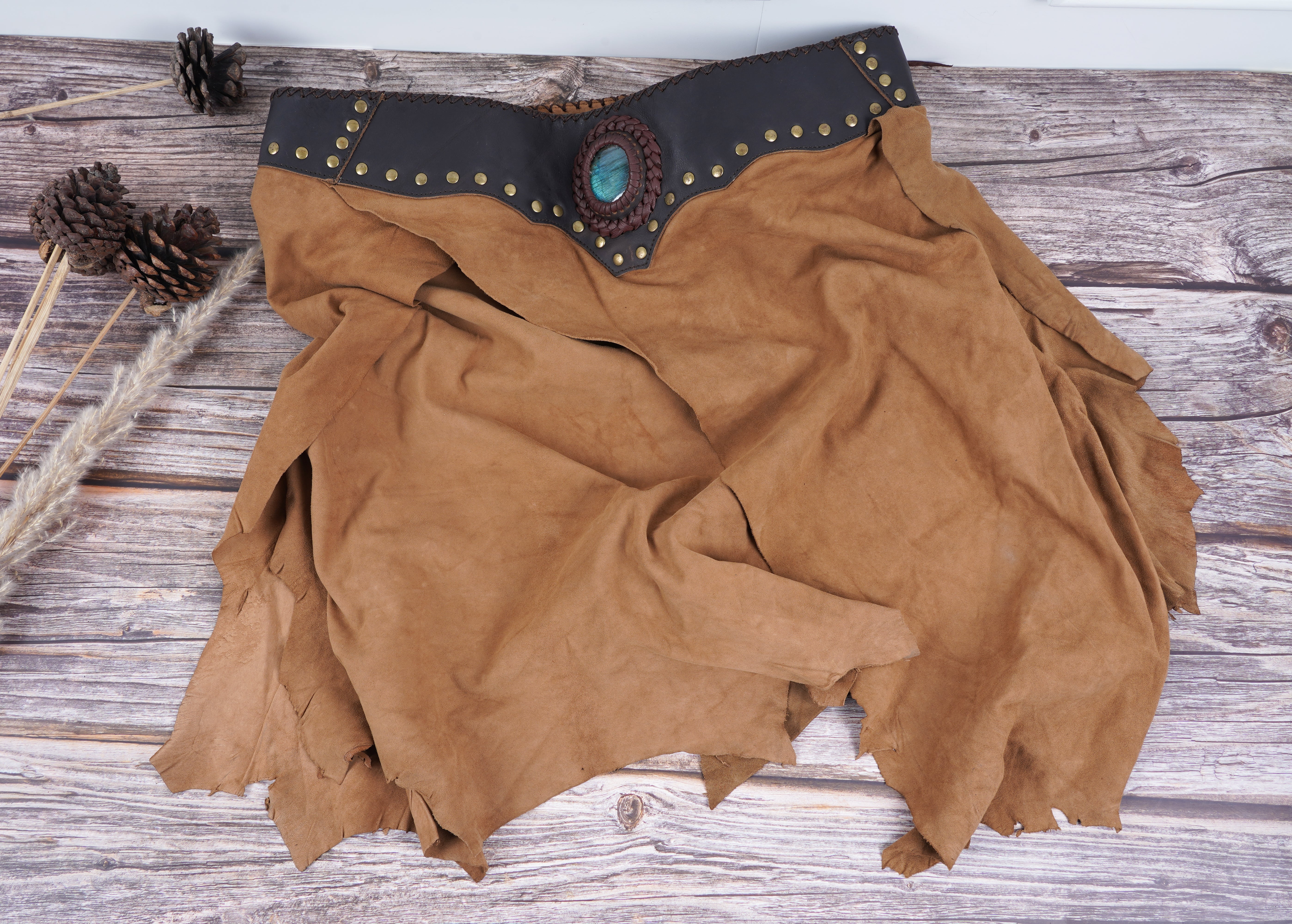 Handmade Leather Skirt