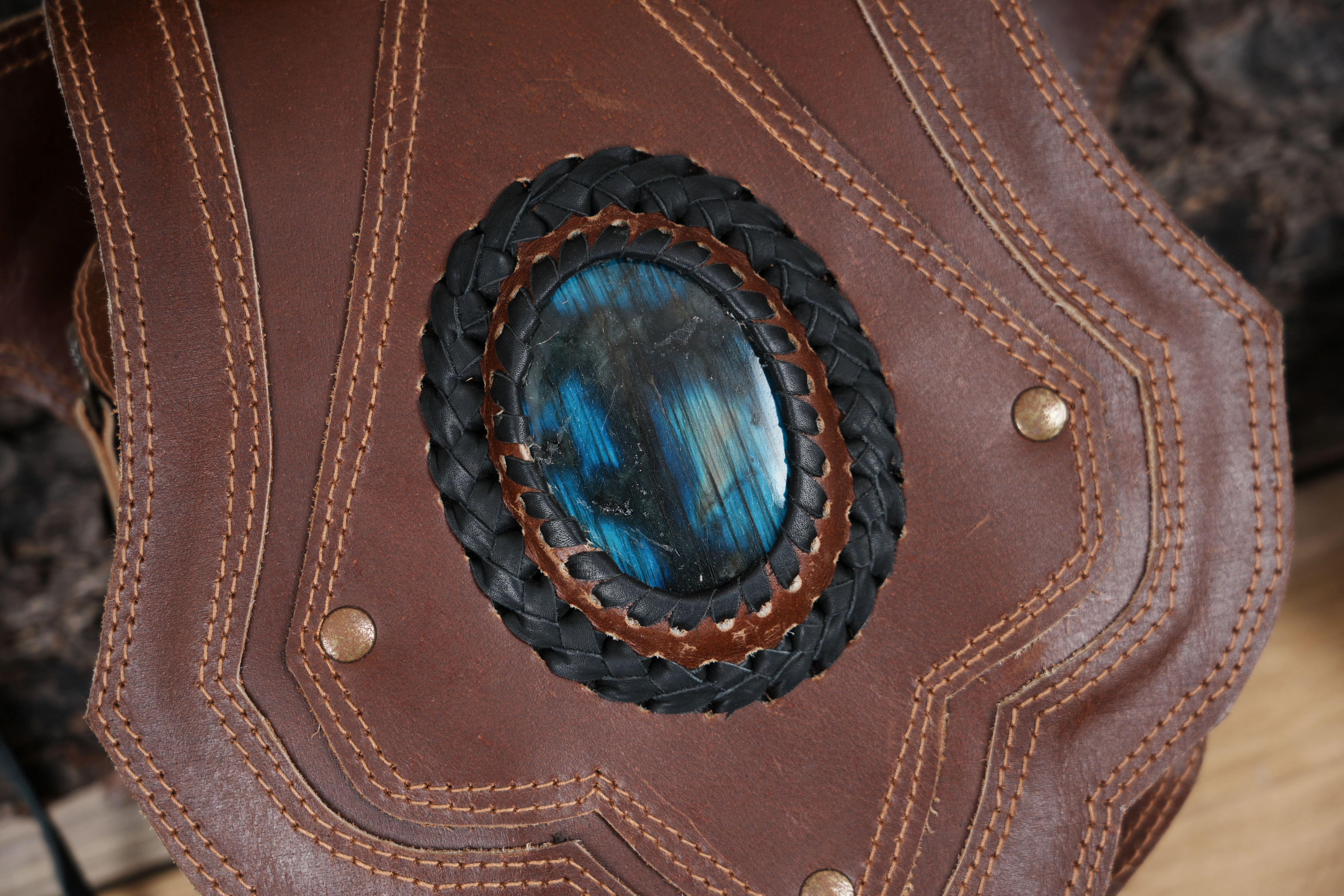 Handmade Leather Hip Bag ||  Festival Hip Bag  ||