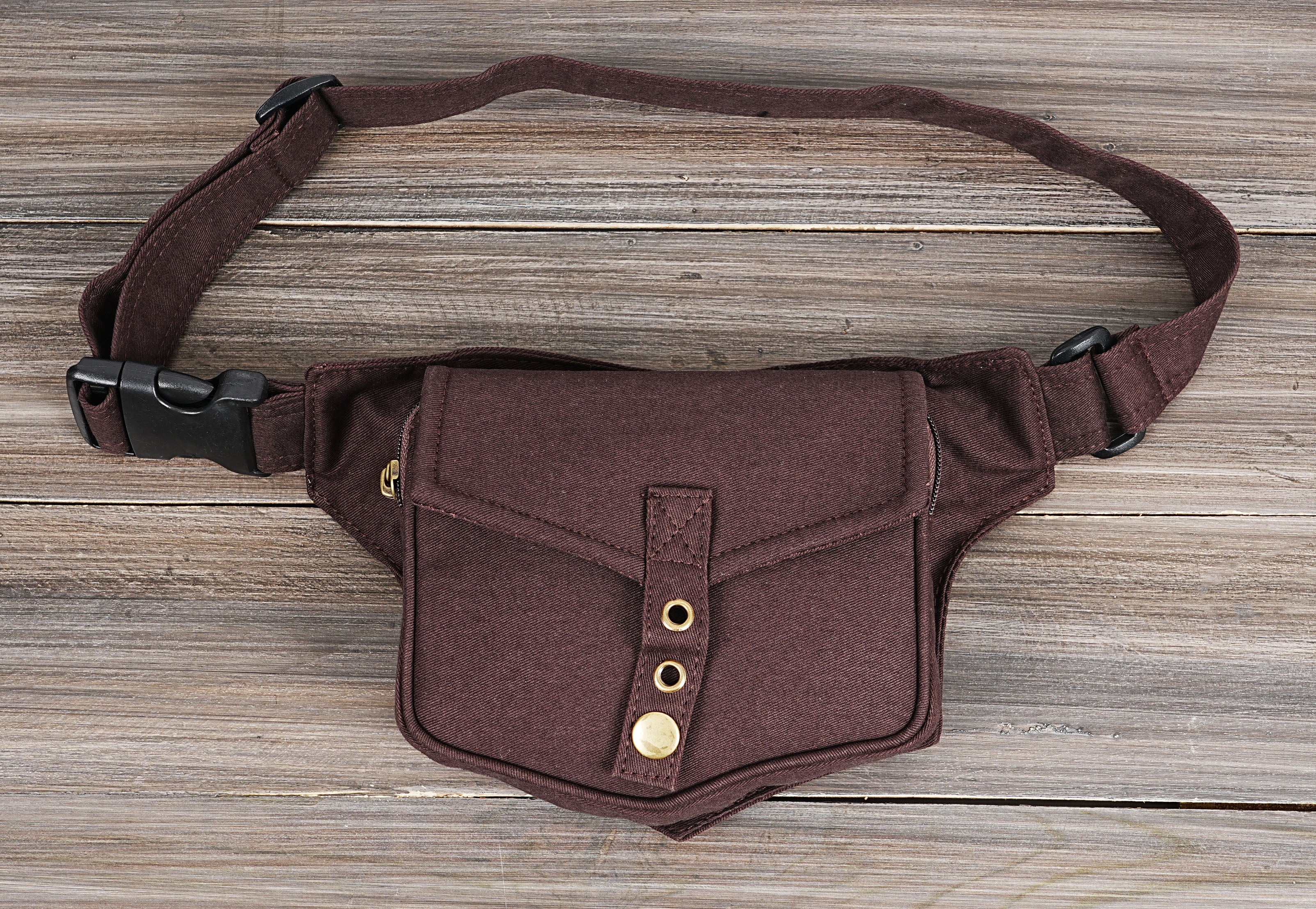 COTTON WAIST PACK BAG || MONEY BELT POUCH || TRAVELLING BELT POUCH ||