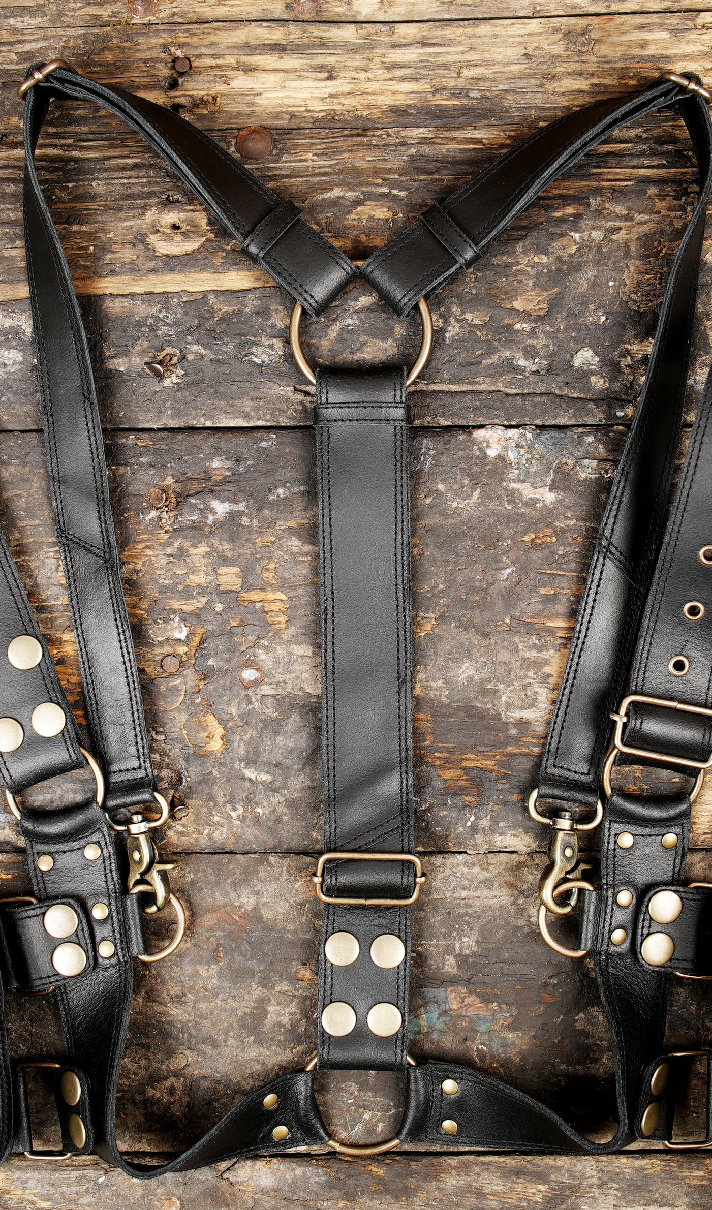 Steampunk Leather Utility Holster Bag | Dual Pocket Harness Belt | Adjustable Crossbody Festival & Travel Pouch for Men & Women