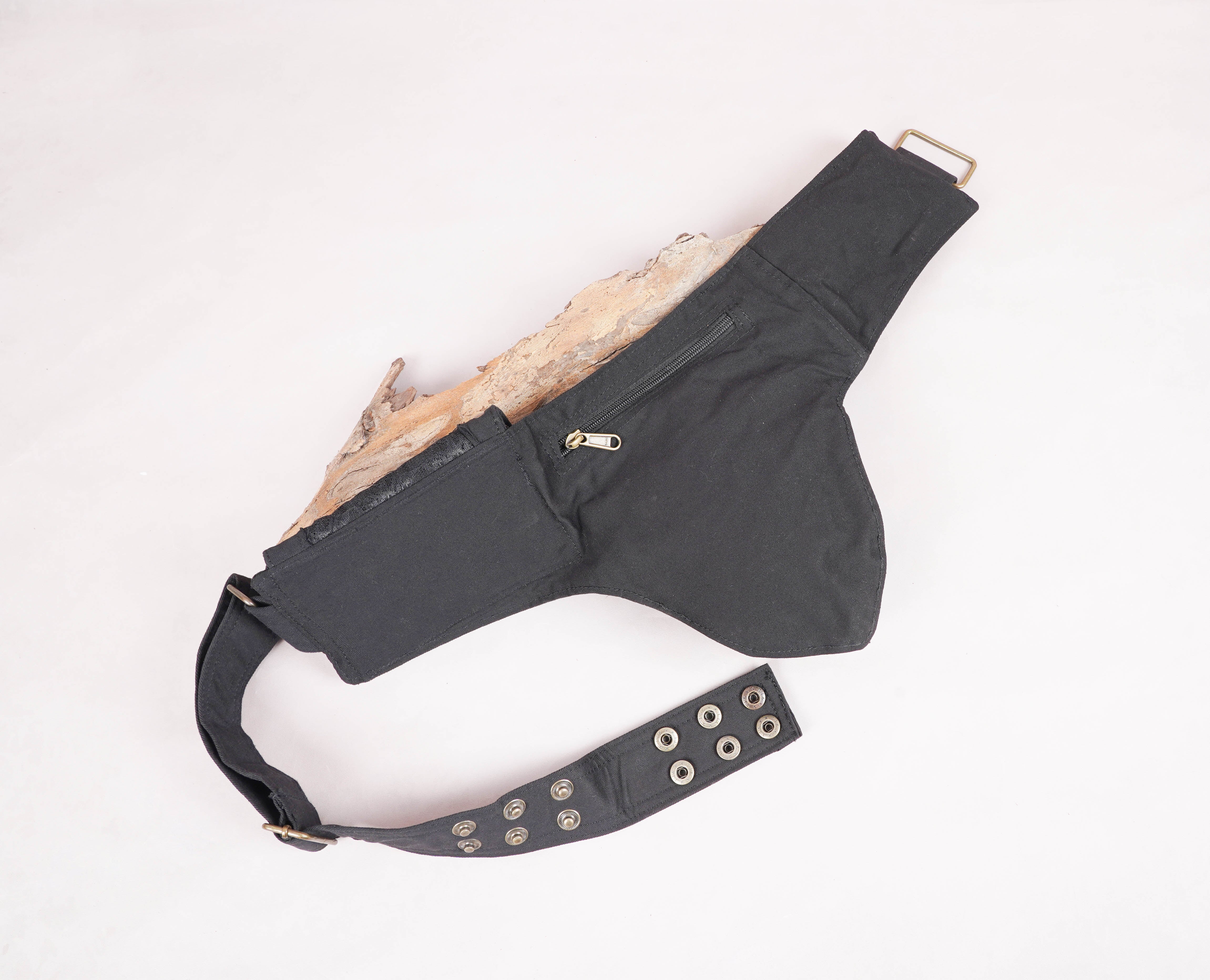 Cotton Waist Bag  For Women N Men & For Travelling ||  One Belt Pouch Free ||