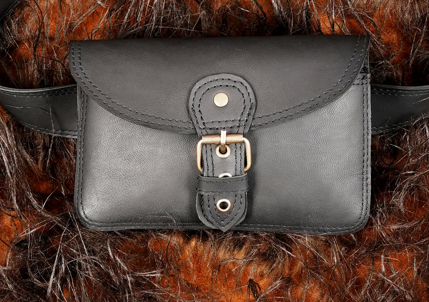 Leather Utility Belt Bag