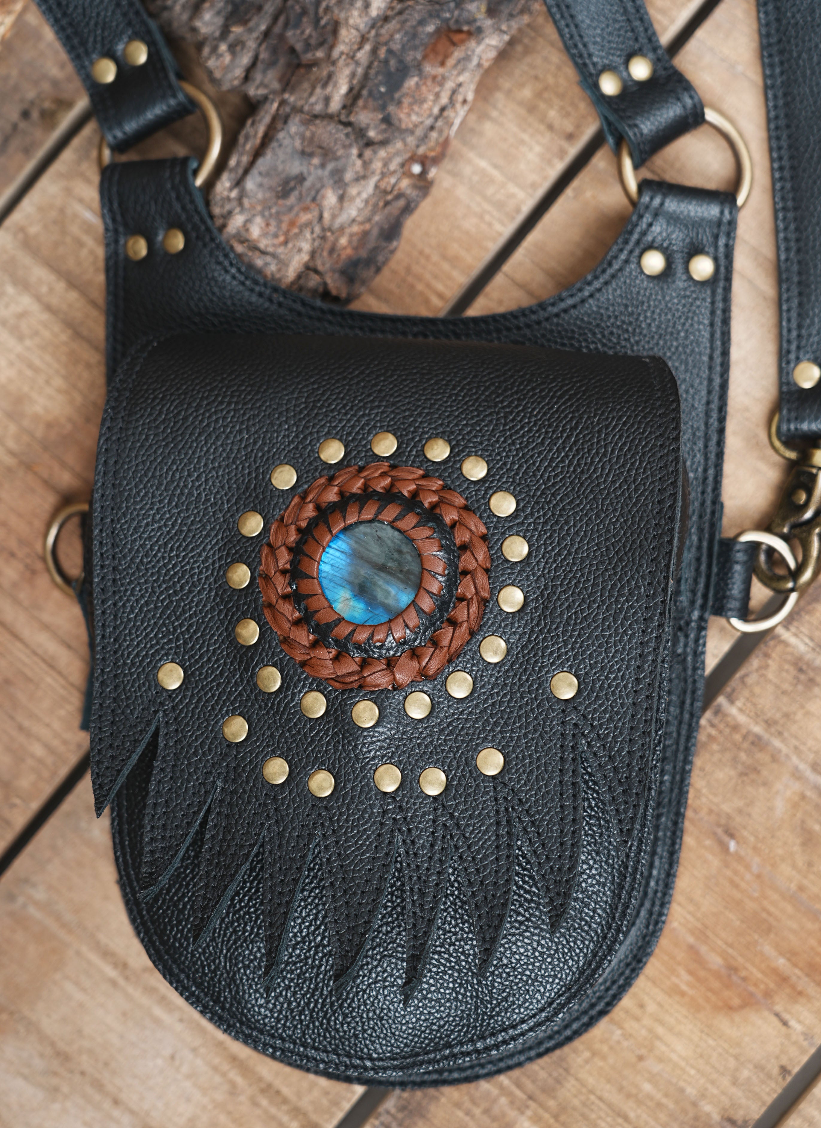 LEATHER HOLSTER|| GEMS STONE || GENUINE LEATHER HOLSTER ||