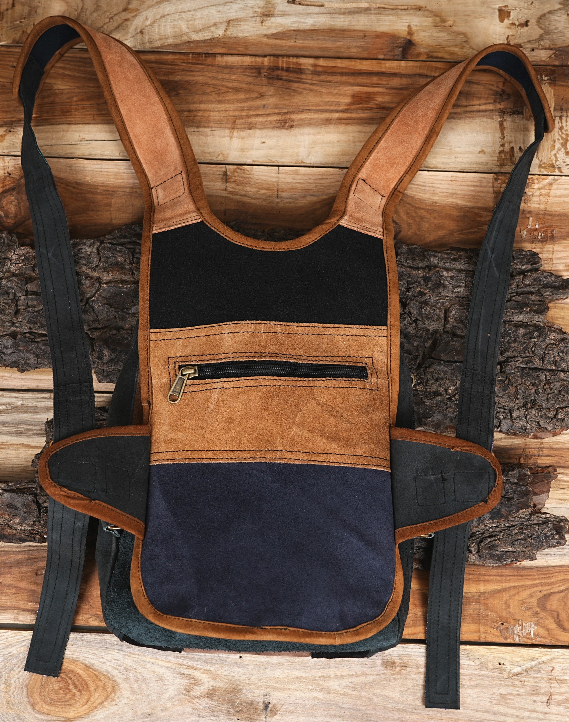 Functional Leather Ninja Bag: Travel, Office, College & School Essentials