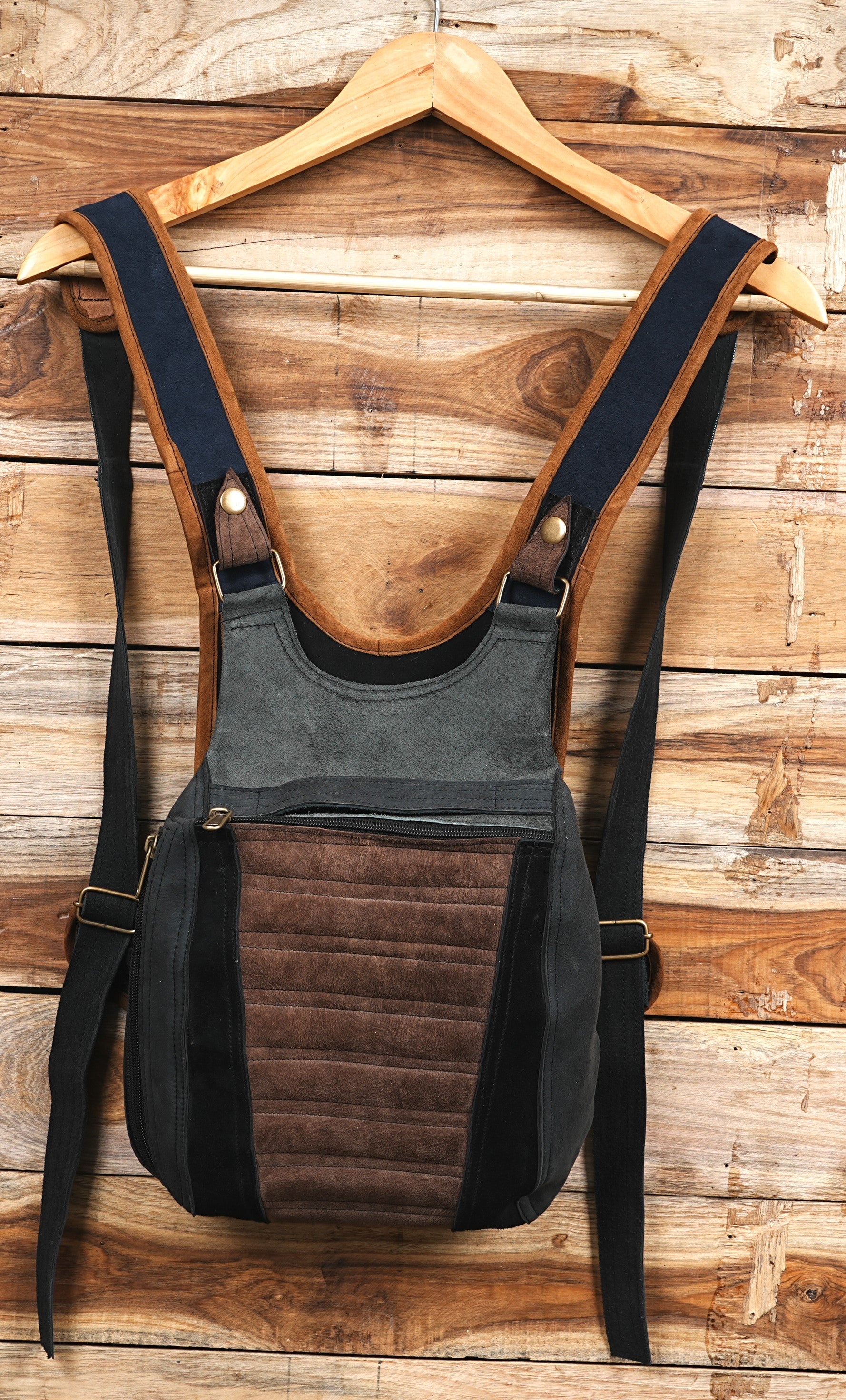 Functional Leather Ninja Bag: Travel, Office, College & School Essentials