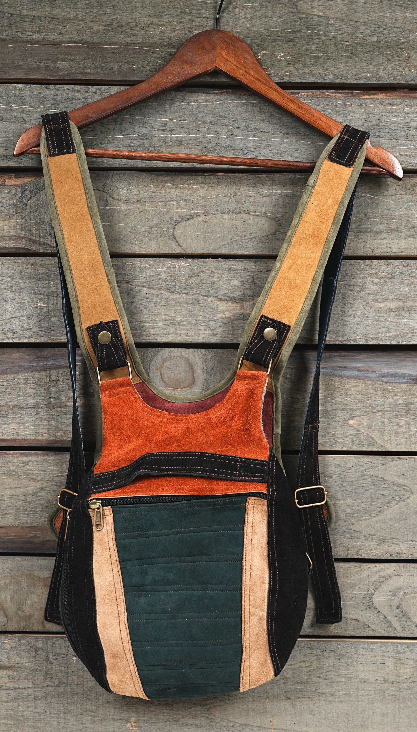 Handcrafted Leather Ninja Bag for Travelers, Students & Professionals