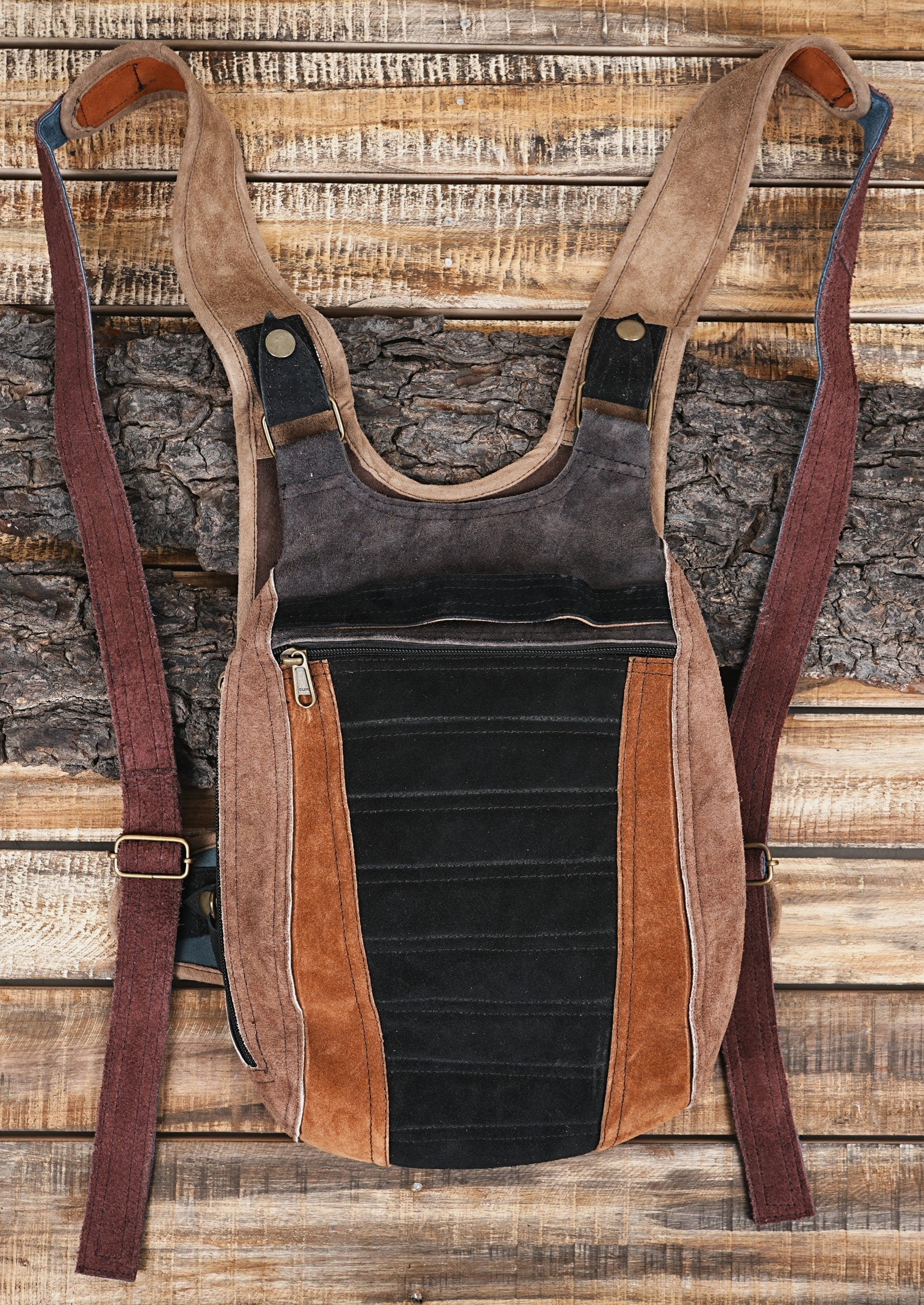 Functional Leather Ninja Bag: Travel, Office, College & School Essentials