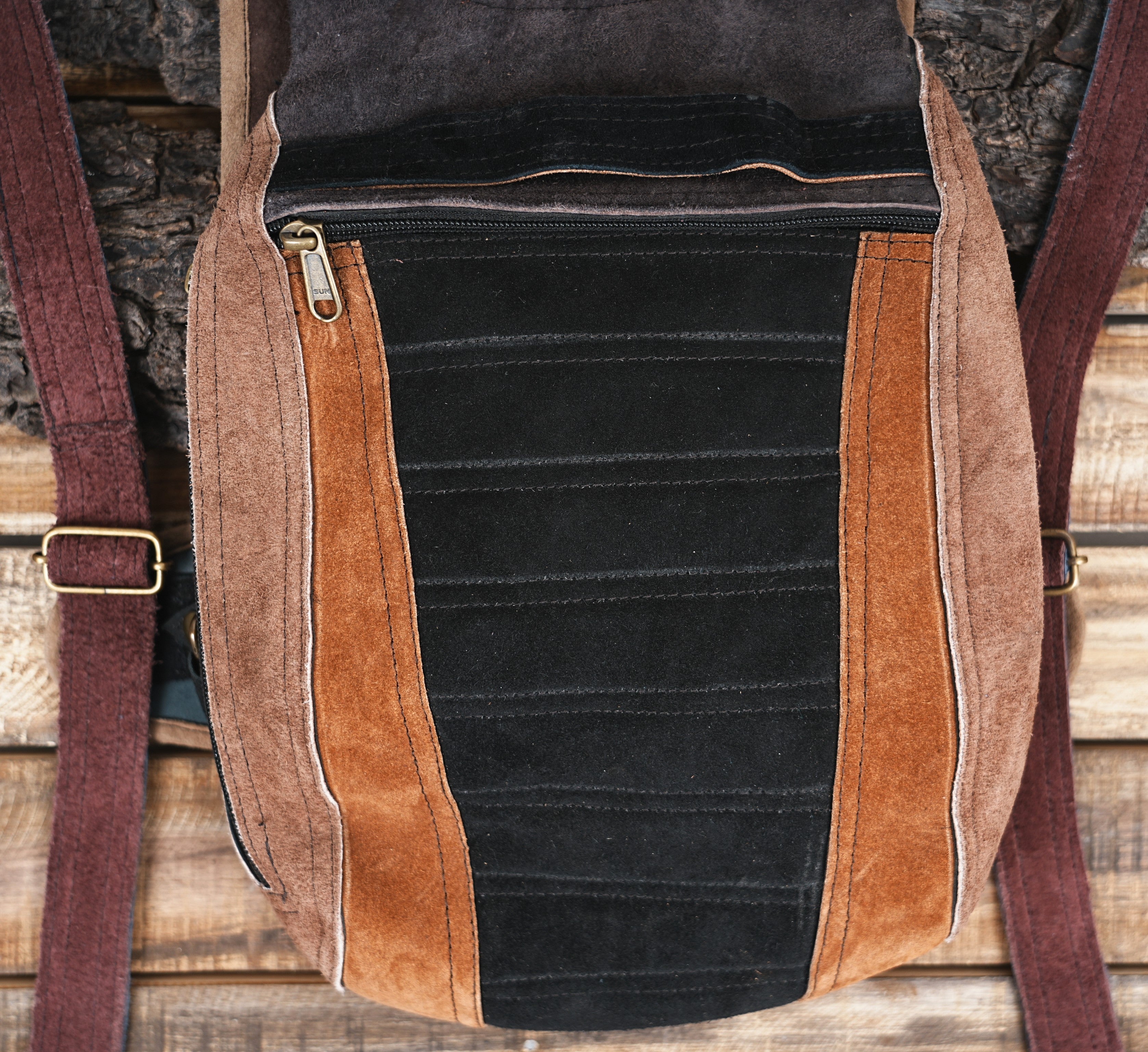 Functional Leather Ninja Bag: Travel, Office, College & School Essentials