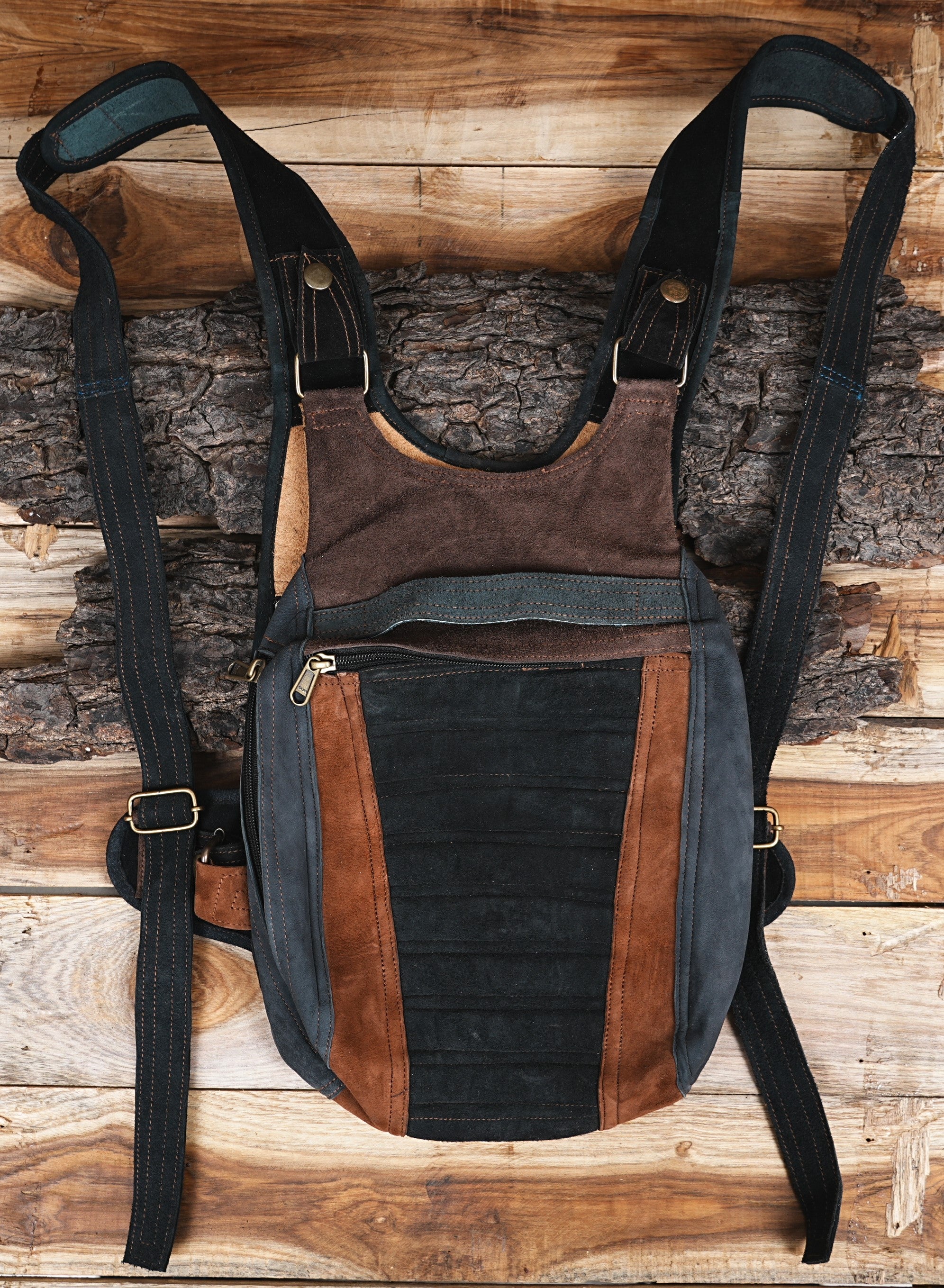 Multi-Purpose Leather Ninja Bag: Travel, Office, College & School