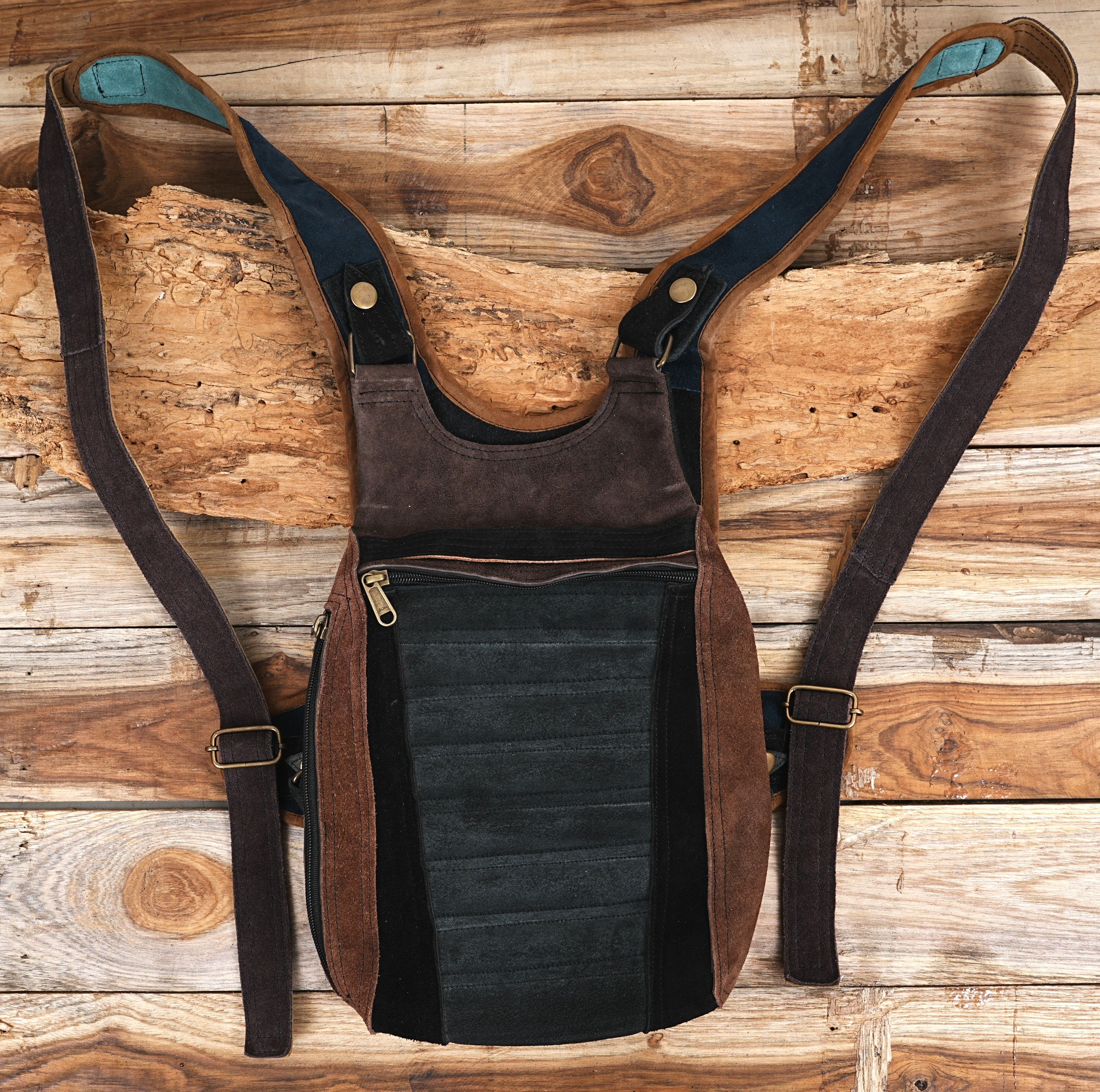 Versatile Leather Ninja Bag: Ideal for Travel, Office, and Everyday Use