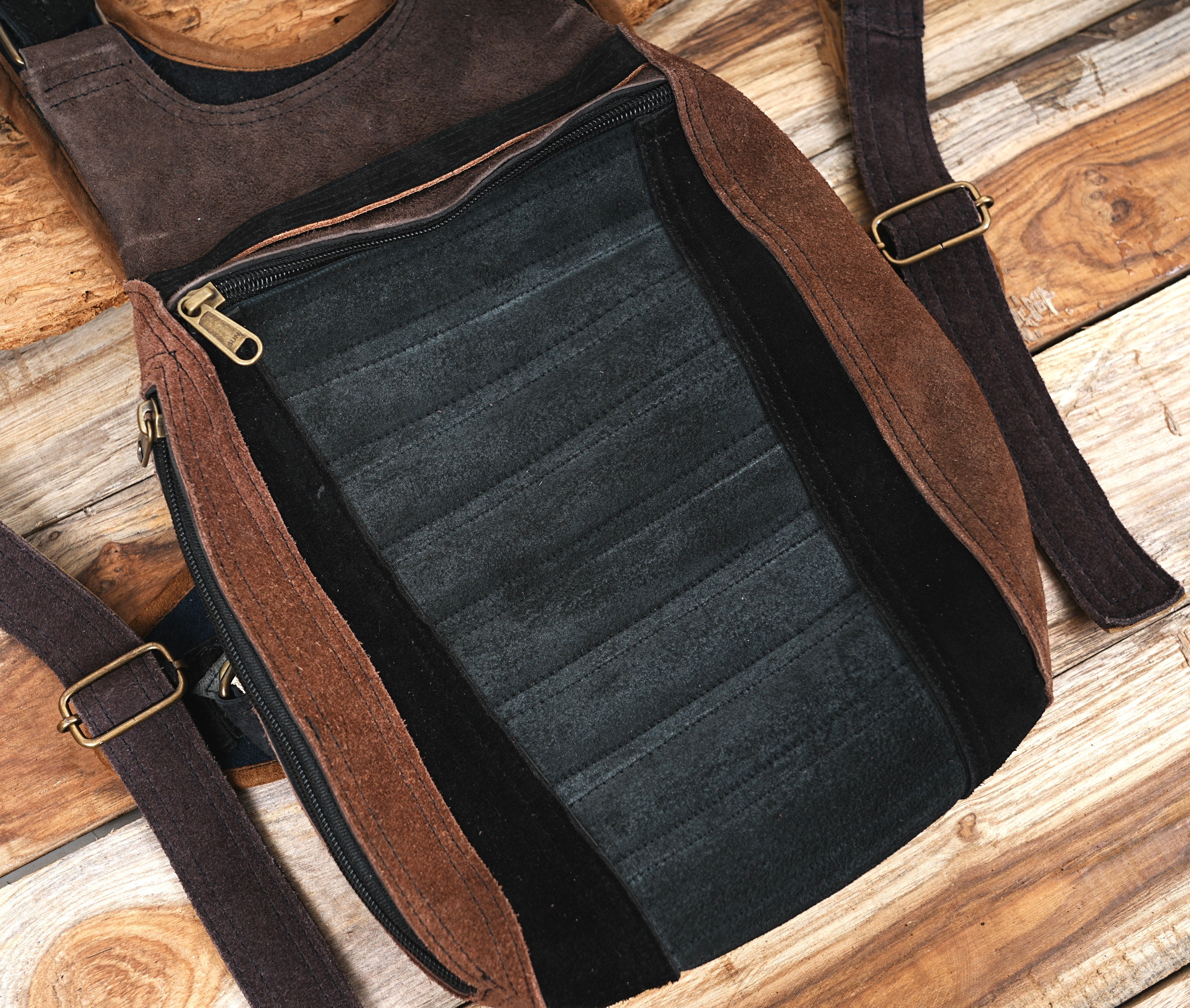 Versatile Leather Ninja Bag: Ideal for Travel, Office, and Everyday Use